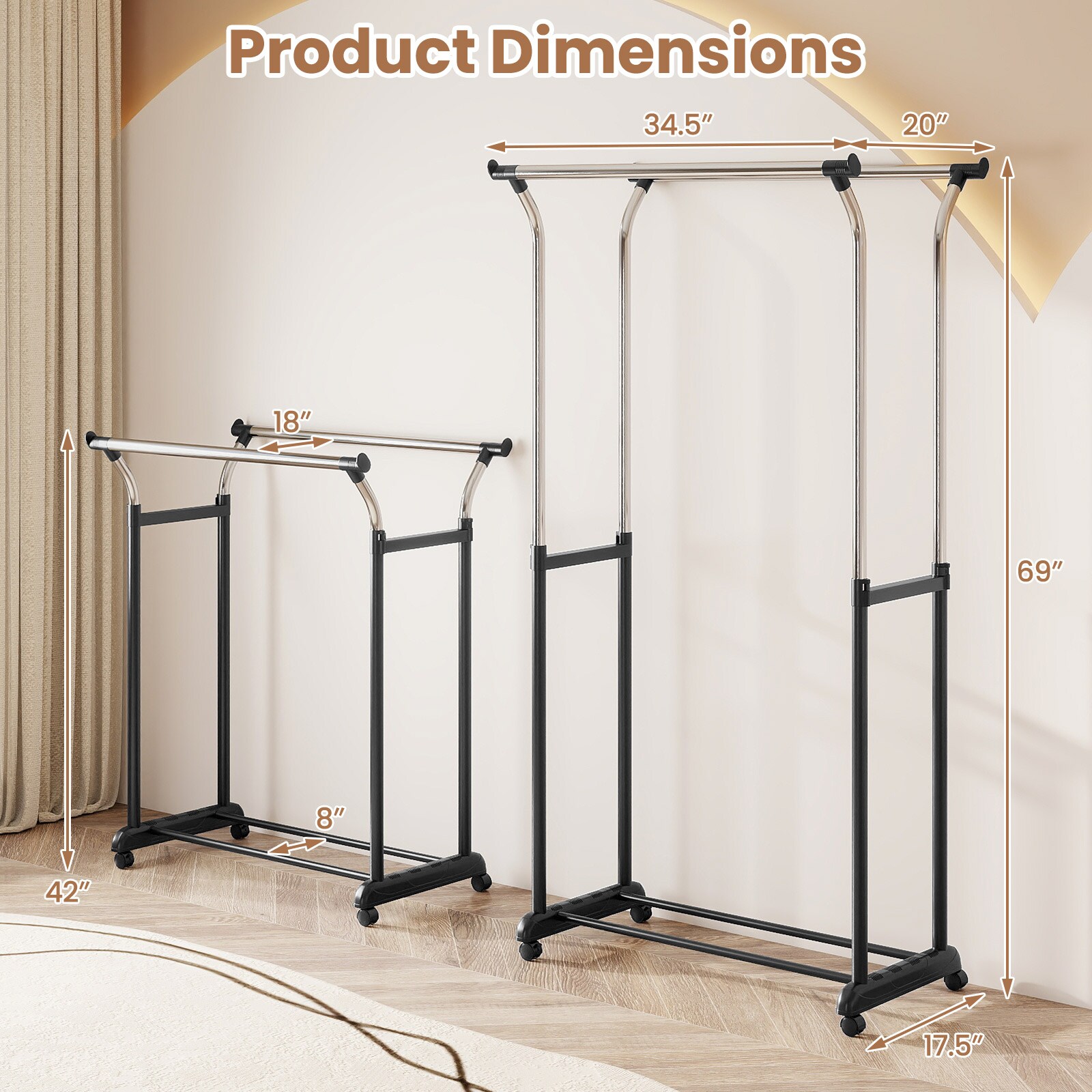 Slickblue D-CO-83301ZJ Garment-Racks - View #3