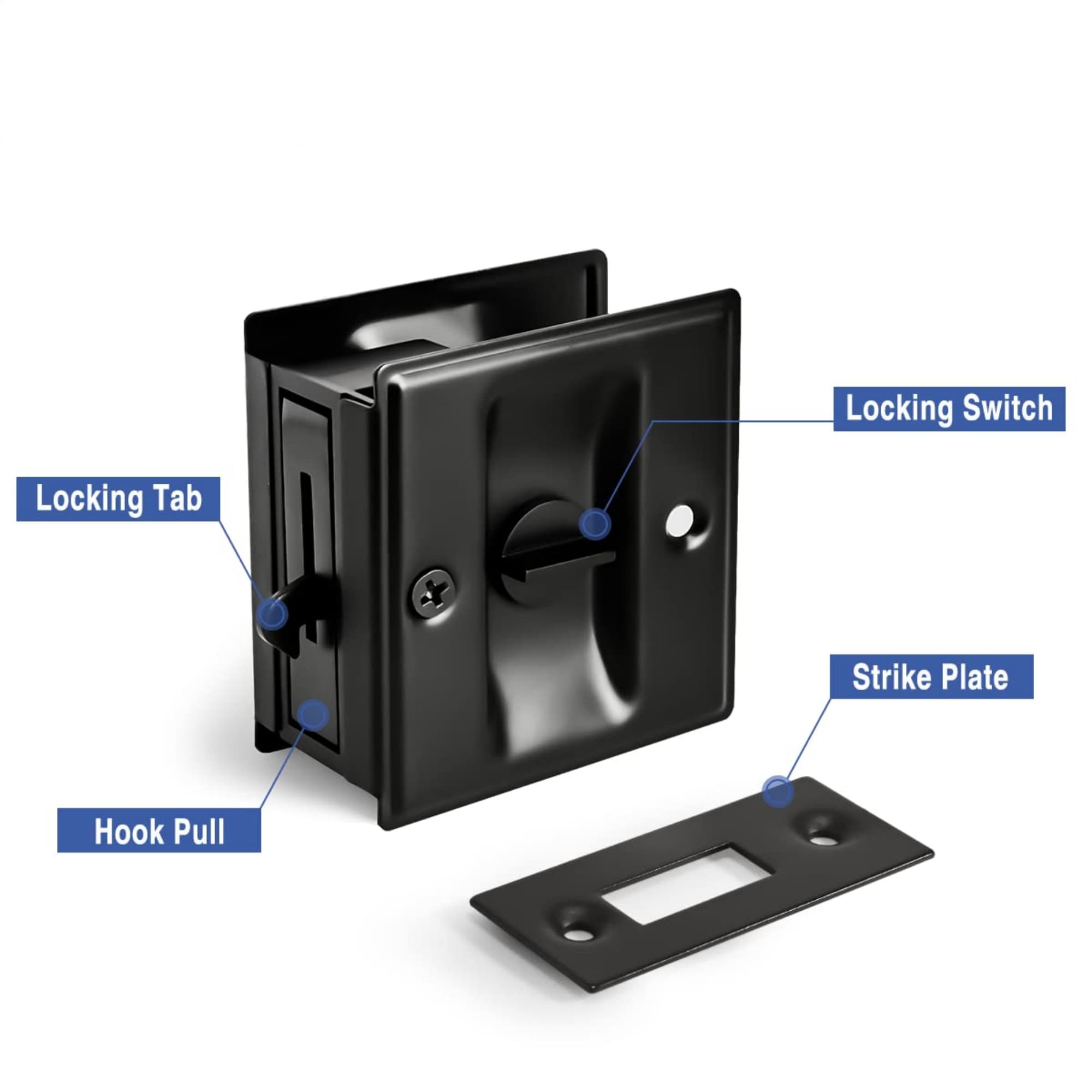 Numhew NHDREW42166 Pocket-Door-Pulls - View #4