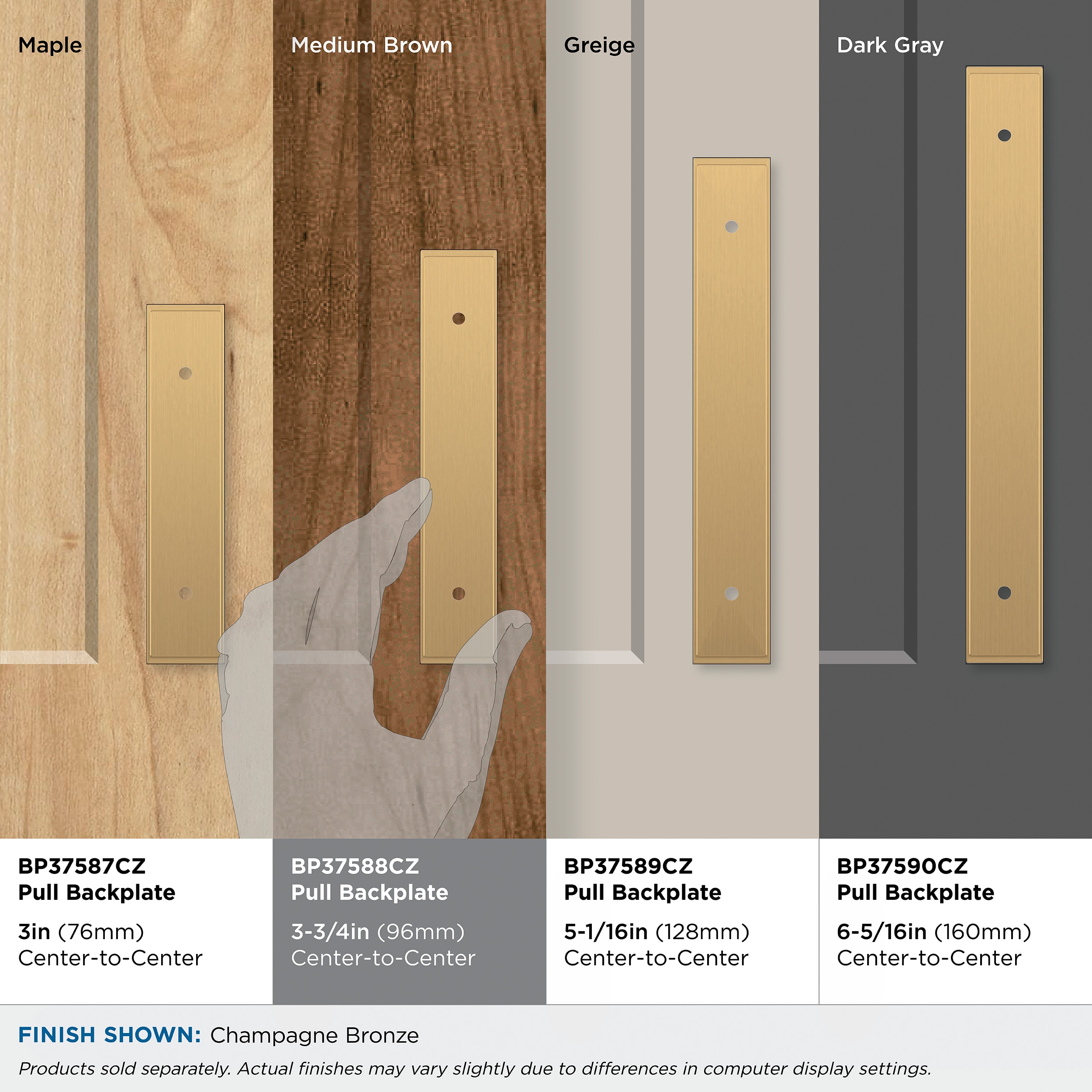 Amerock BP37588CZ Drawer-Hardware - View #6