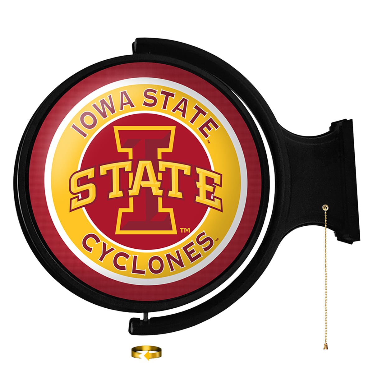 The Fan-Brand Iowa State Cyclones Rotating Wall Lights 23-in Constant ...