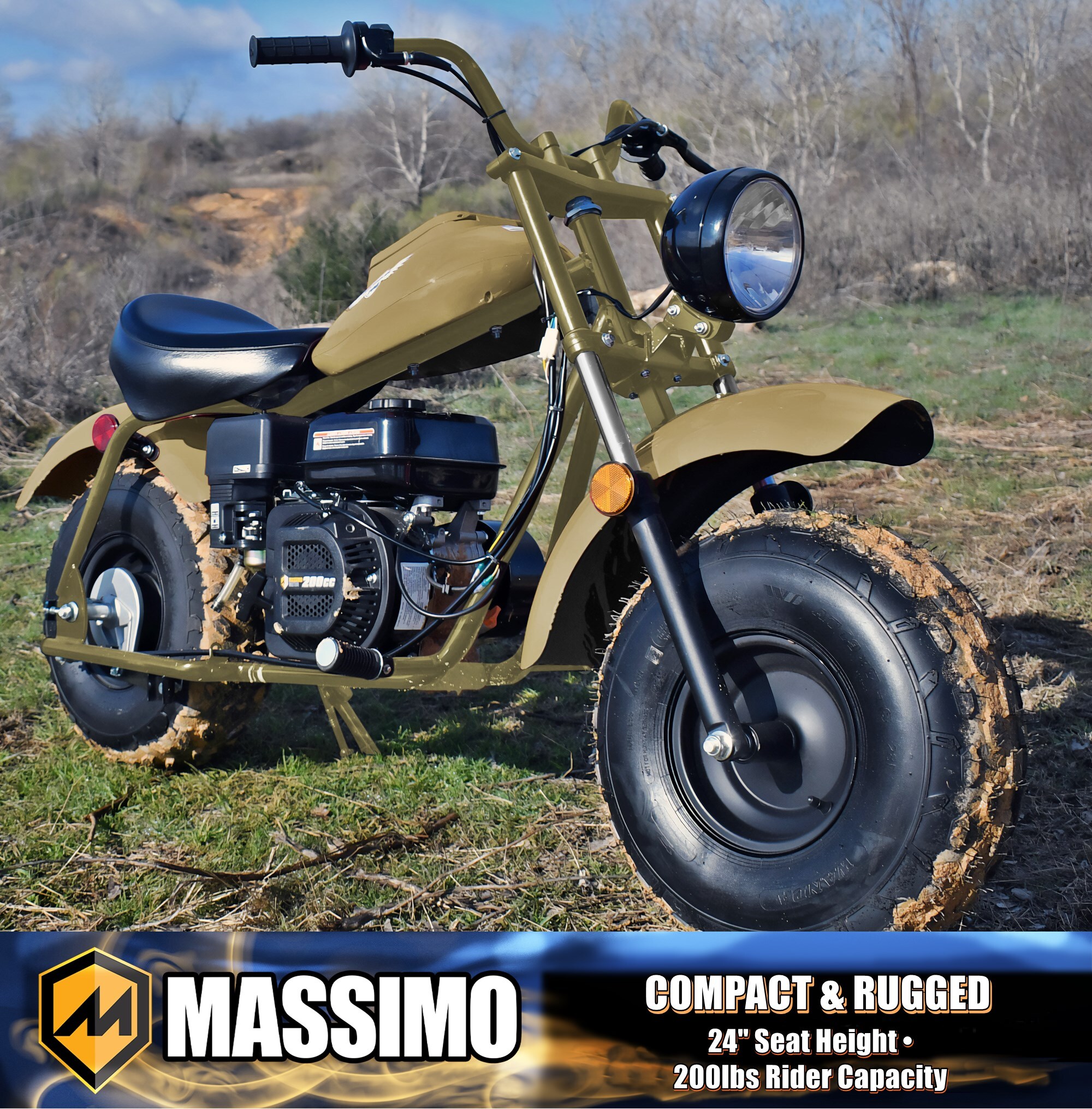 Massimo MMS-MB200-QS Dirt-Bikes-Mini-Bikes - View #2