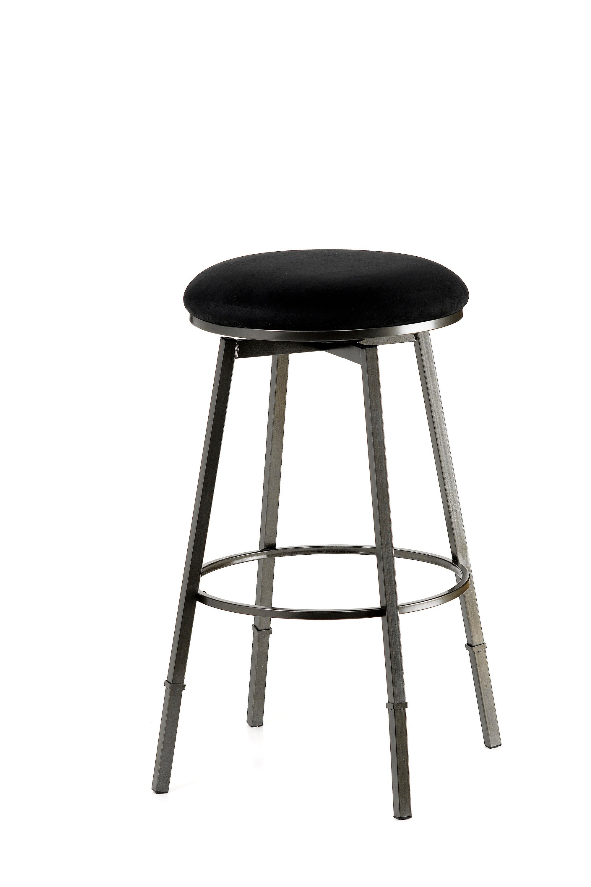 pewter metal bar stools