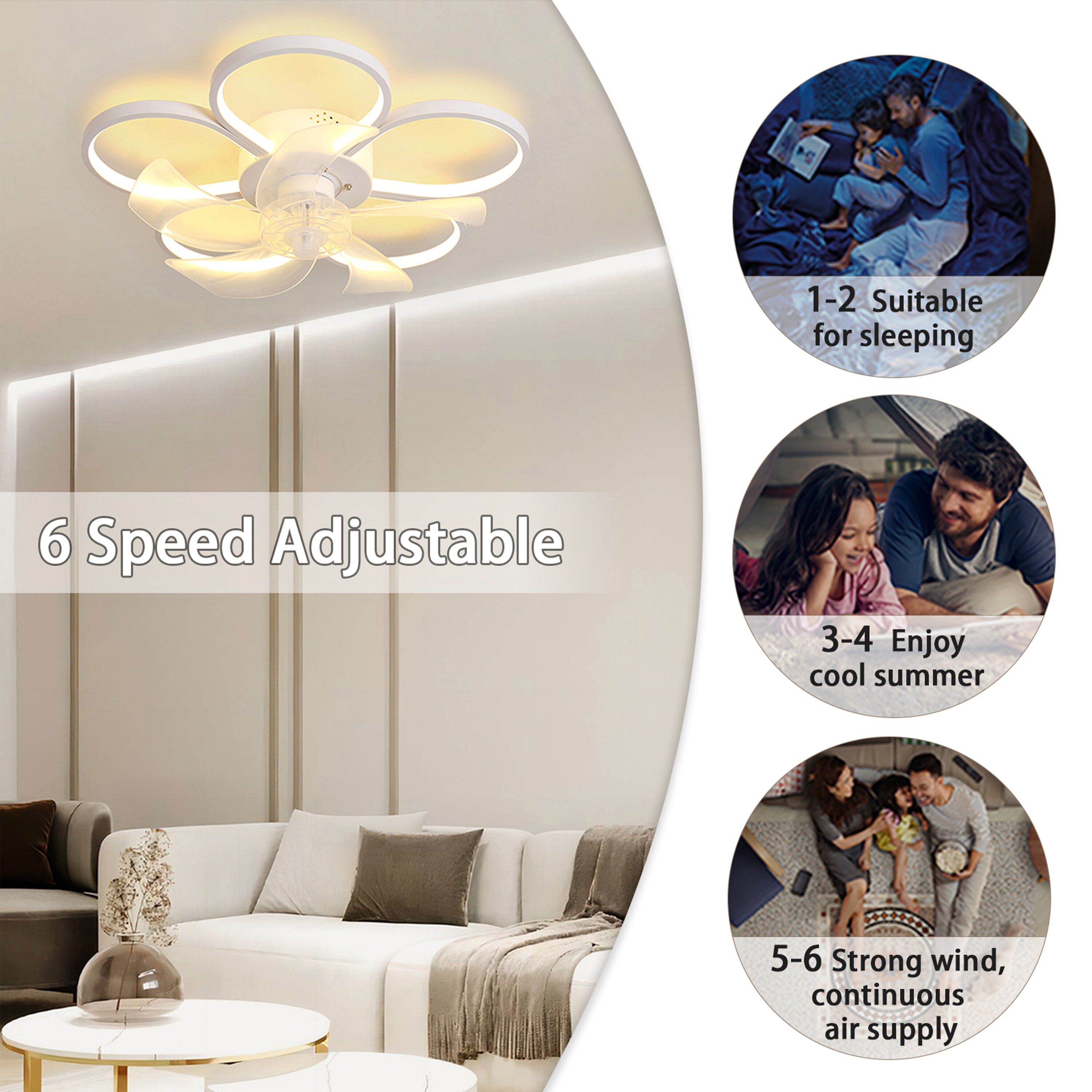 GoYeel ZF005WH Ceiling-Fans - View #7