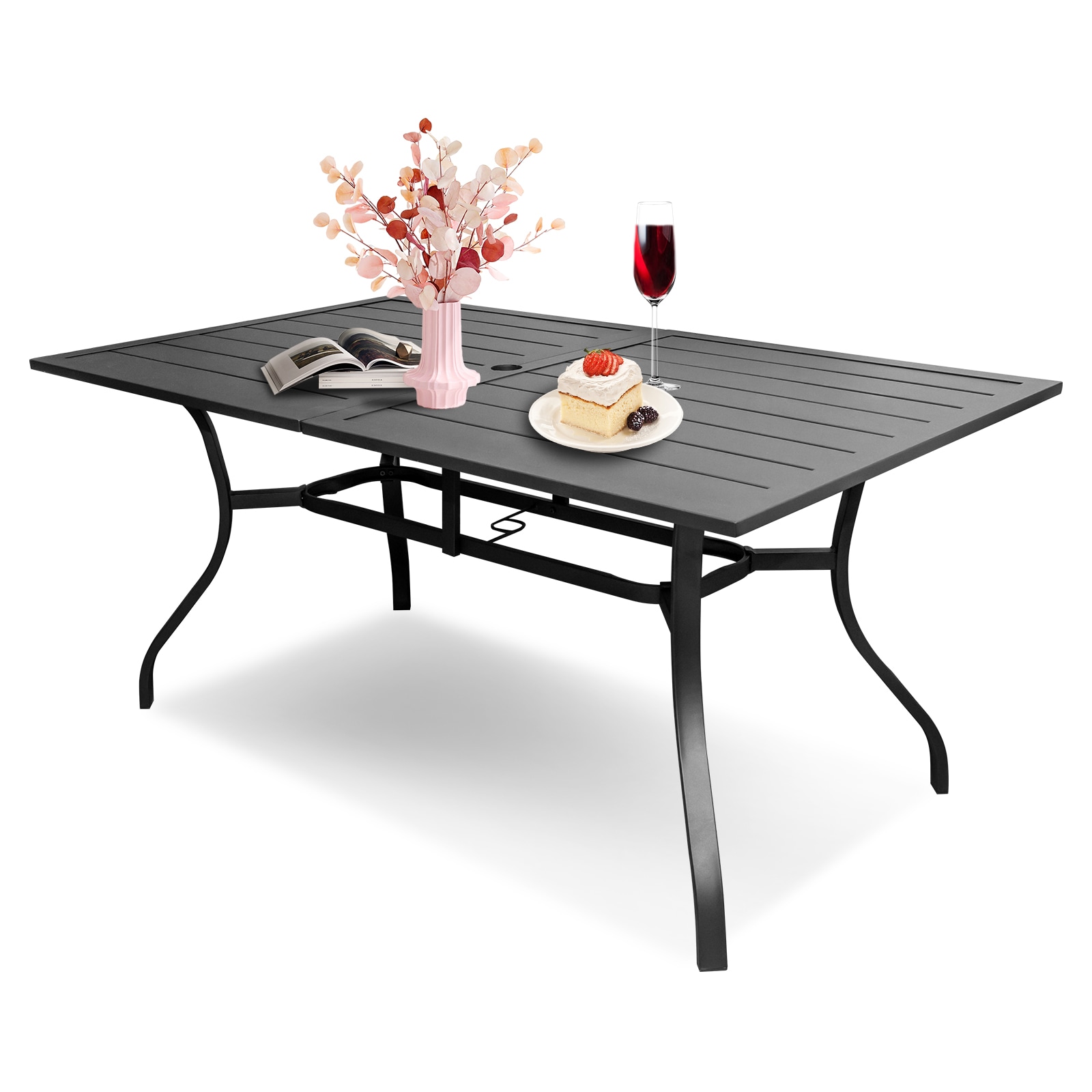 GARSING G-DINTABLE-62IN Patio-Tables - View #3