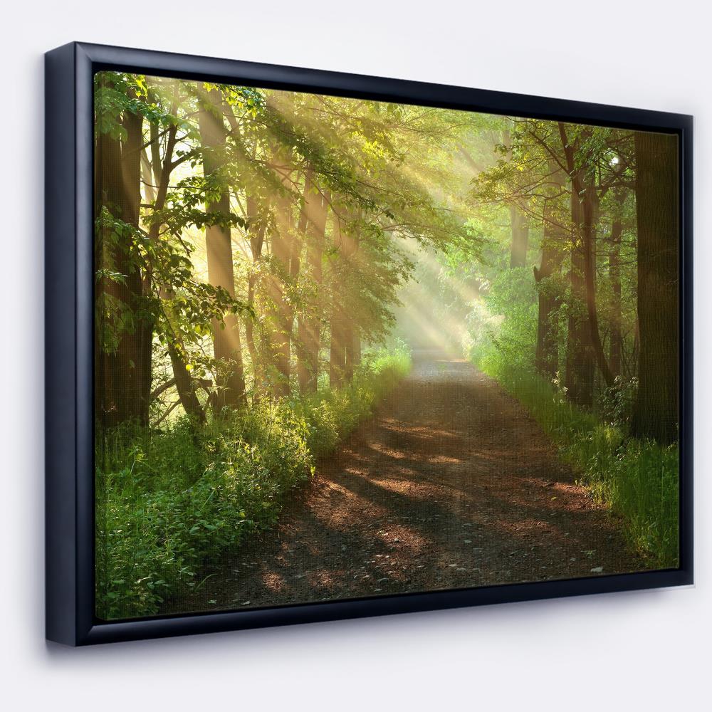 Designart FL8177-42-32-FLB Wood Floater frame 32-Inches H x 42-Inches W Landscape Canvas Print