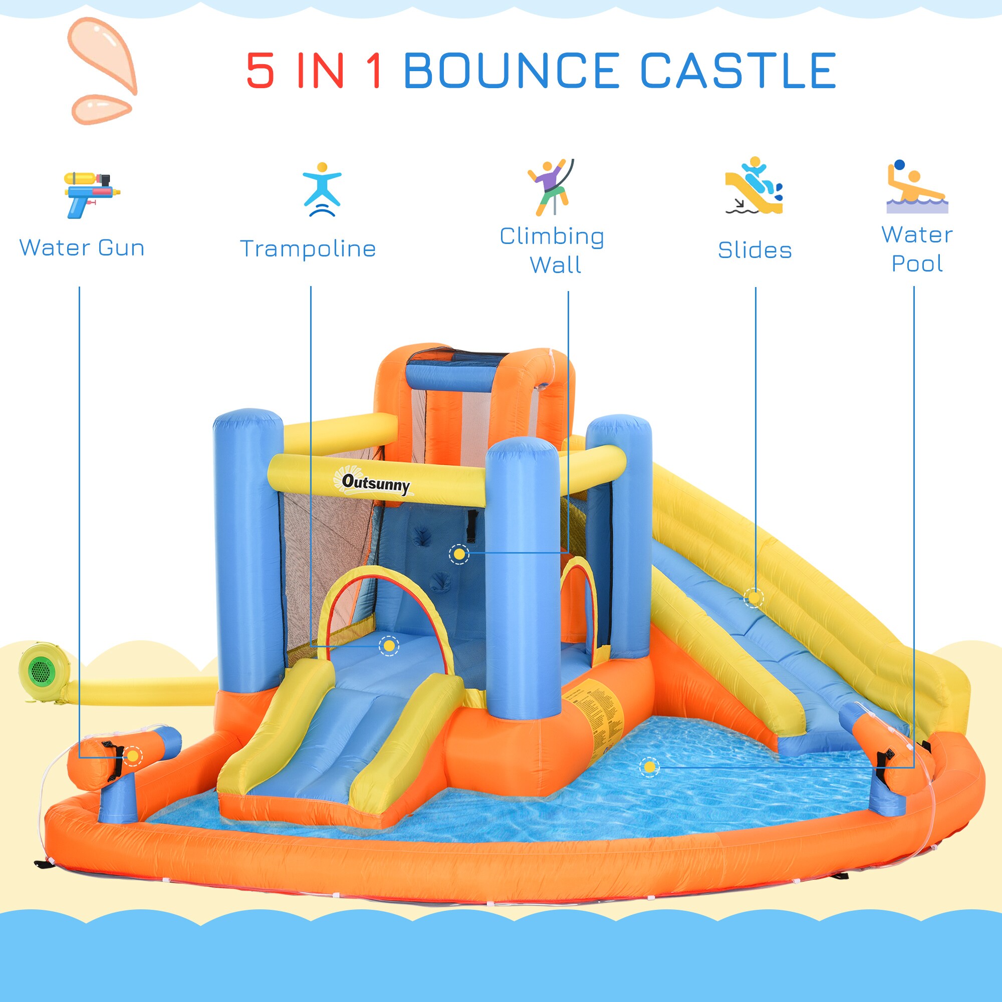 Siavonce XH56335 Bounce-Houses - View #3
