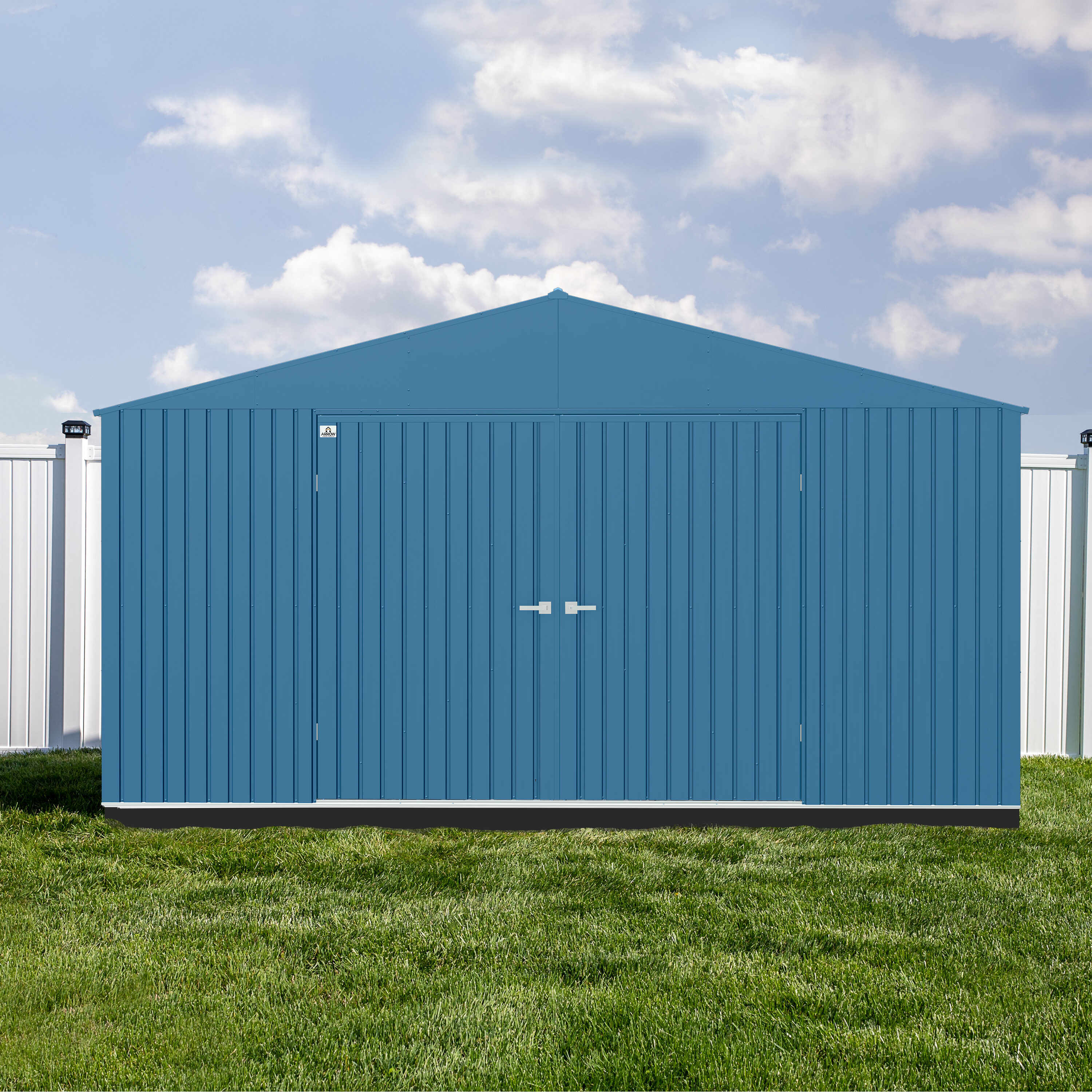 Arrow EG1412BG 14-ft x 12-ft Elite Galvanized steel Metal Storage Shed