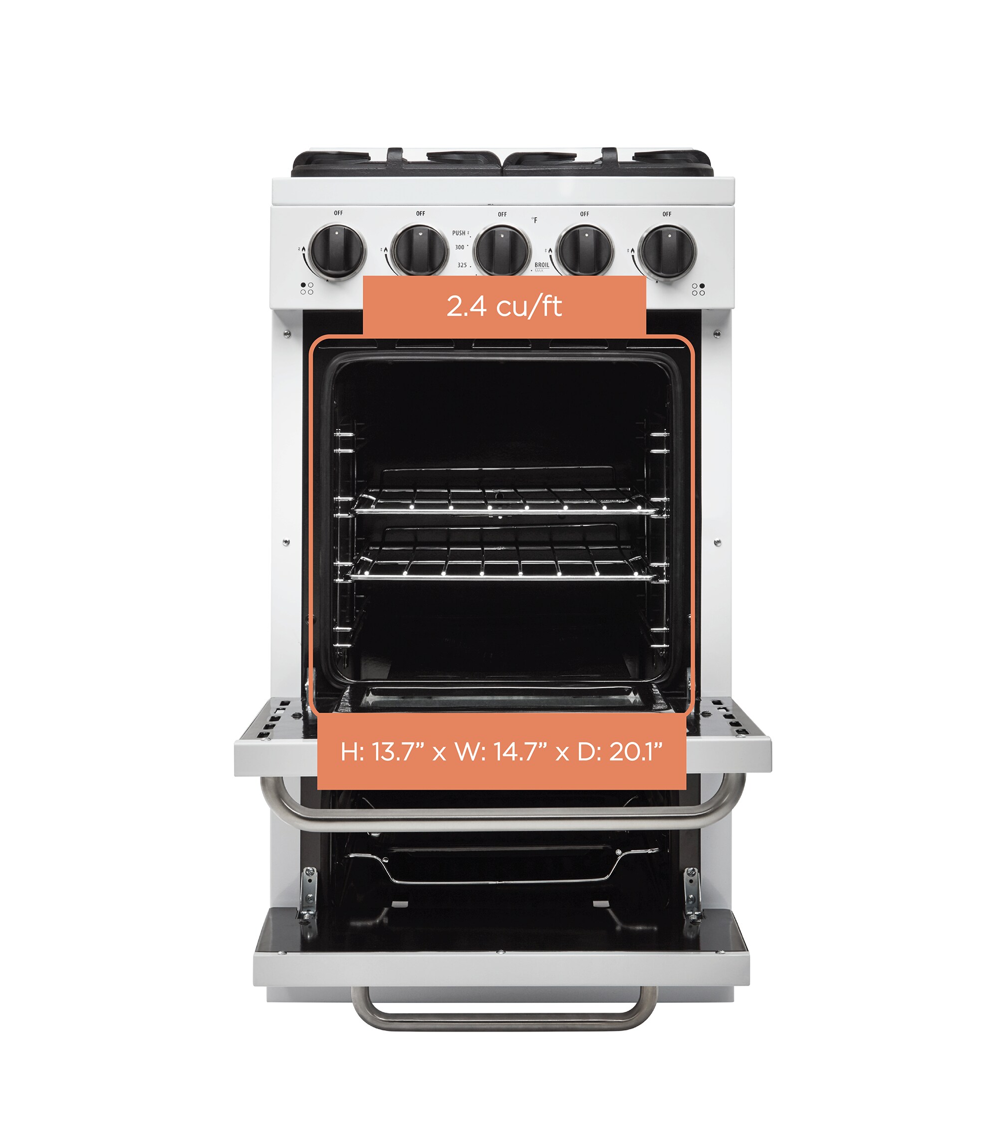 UNIQUE UGP-20G OF1 W Freestanding-Gas-Ranges - View #11