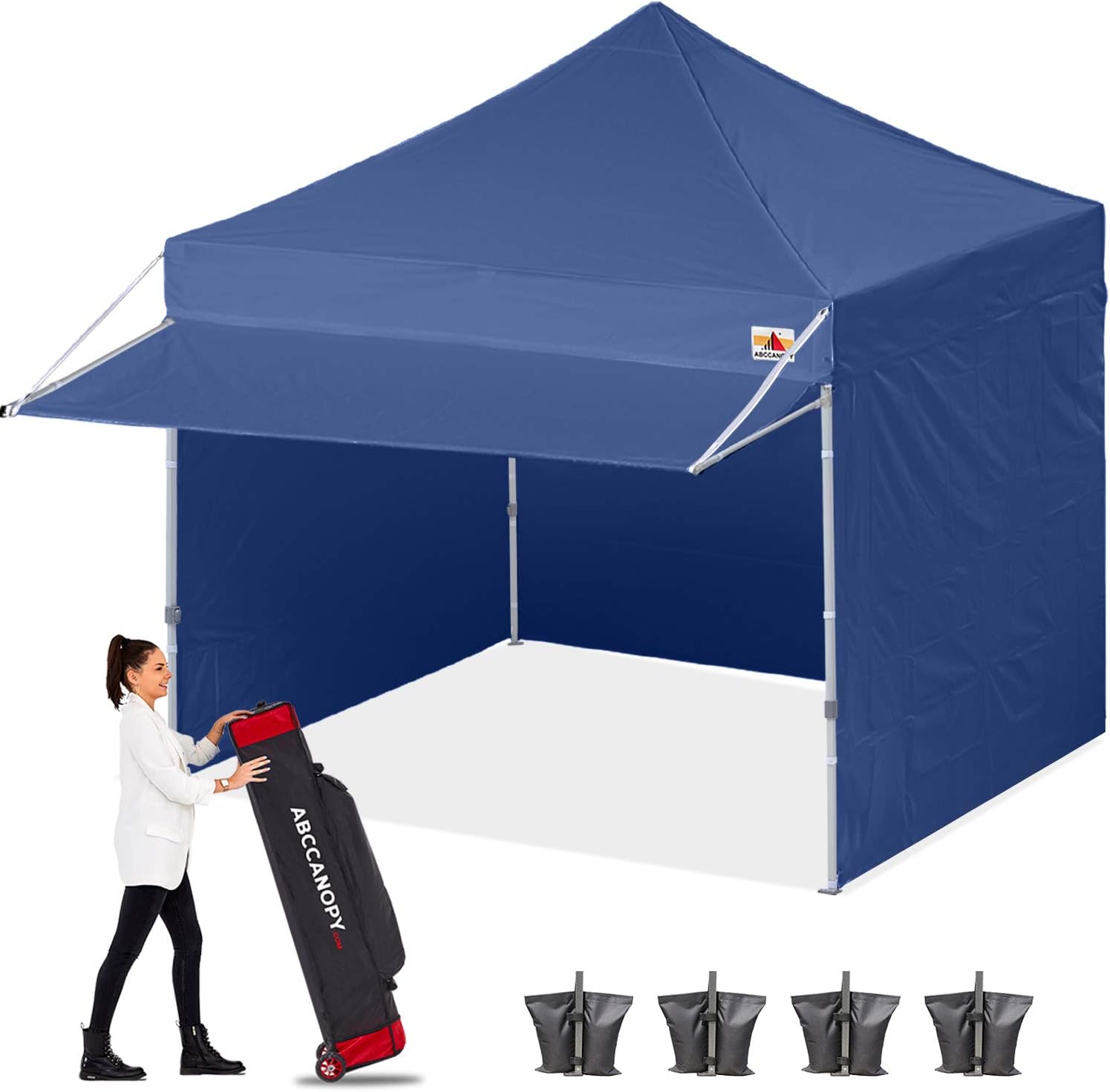 ABCCANOPY ZYBPKG-NAVY BLUE 10-Feet x 10-Feet Square Navy Blue Pop-up canopy