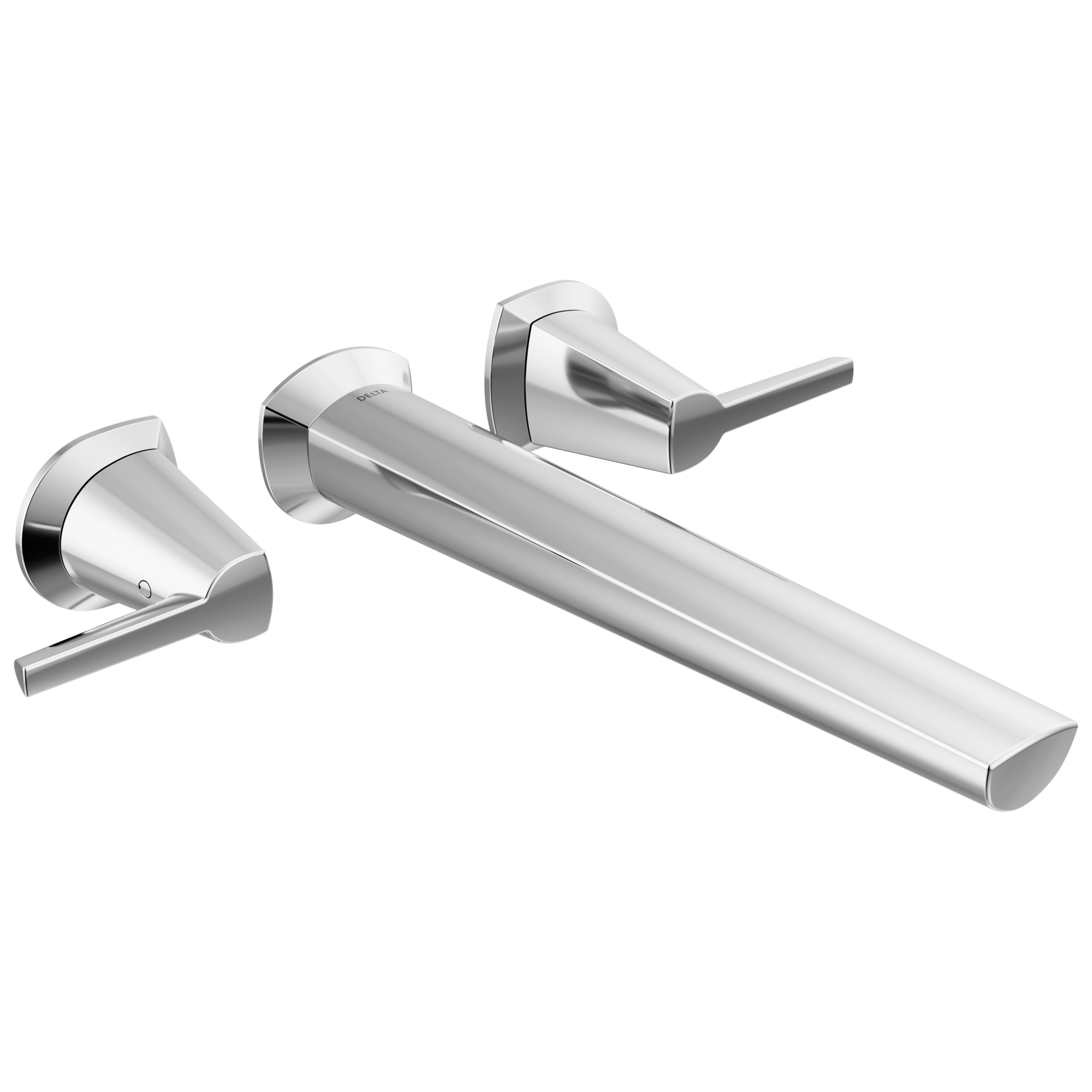 Delta T5771-PR-WL Galeon Lumicoat Chrome 2-handle Wall-mount Low-arc Bathtub Faucet