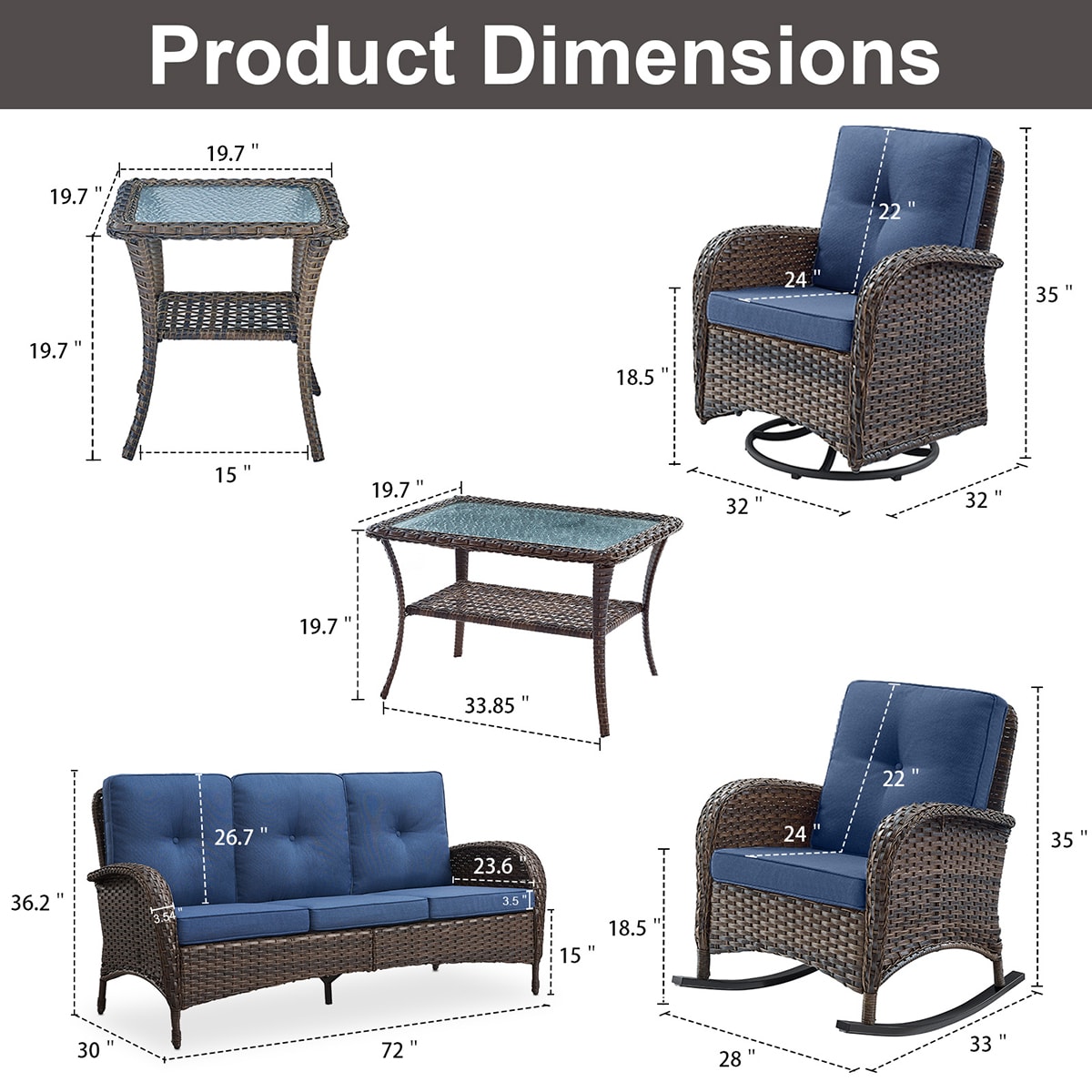Rilyson FS114R50085086-1 Patio-Conversation-Sets - View #7
