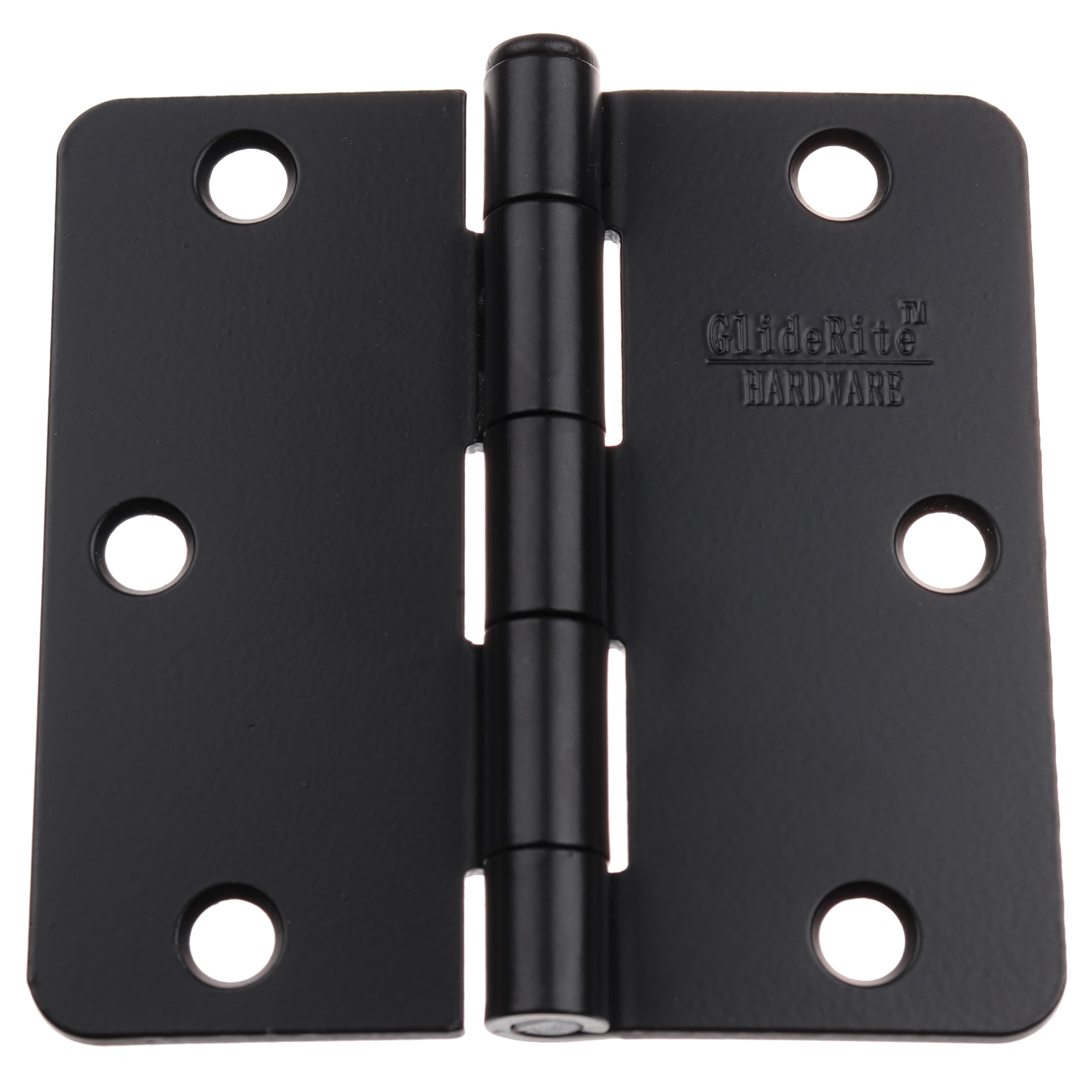 GlideRite Hardware 3-1/2 in. Door Hinge with 1/4 in. Corner Radius - 30 Pack