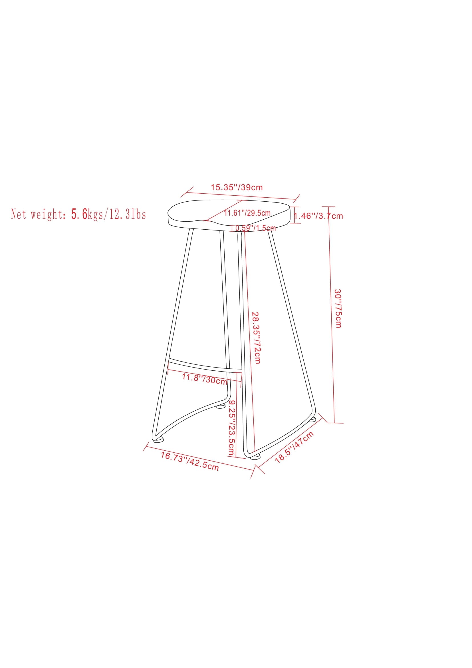 Simpli Home AXCAMB30-NB stools - View #6