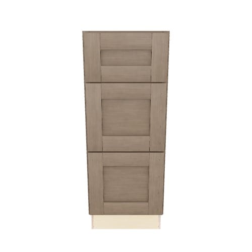 Diamond Express Jamestown 12-in W x 32.5-in H x 21-in D Colt Brown 3-Drawer Wood Wall-mount Cabinet Banks