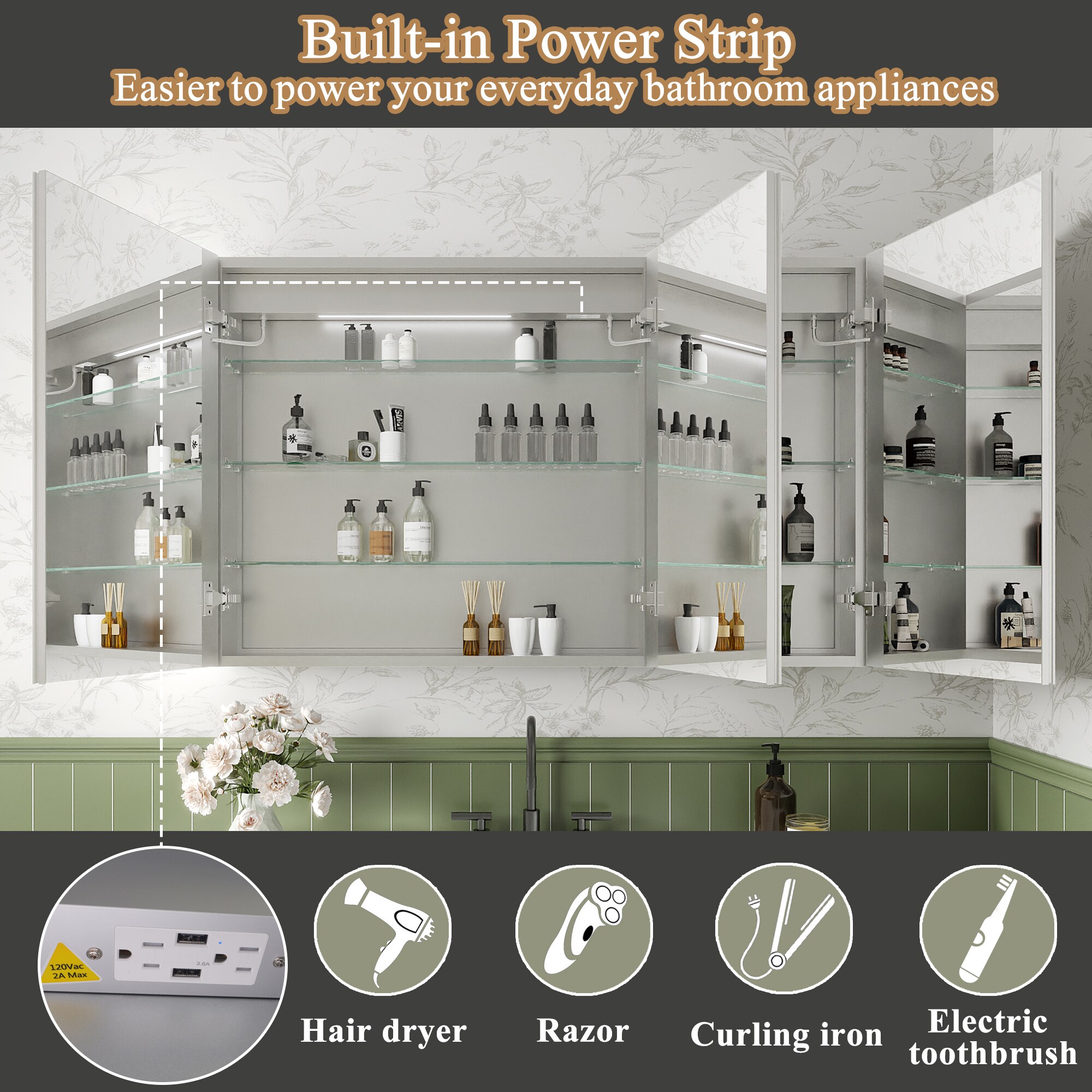 ExBrite DIBC3030LDR Bathroom-Medicine-Cabinets - View #11