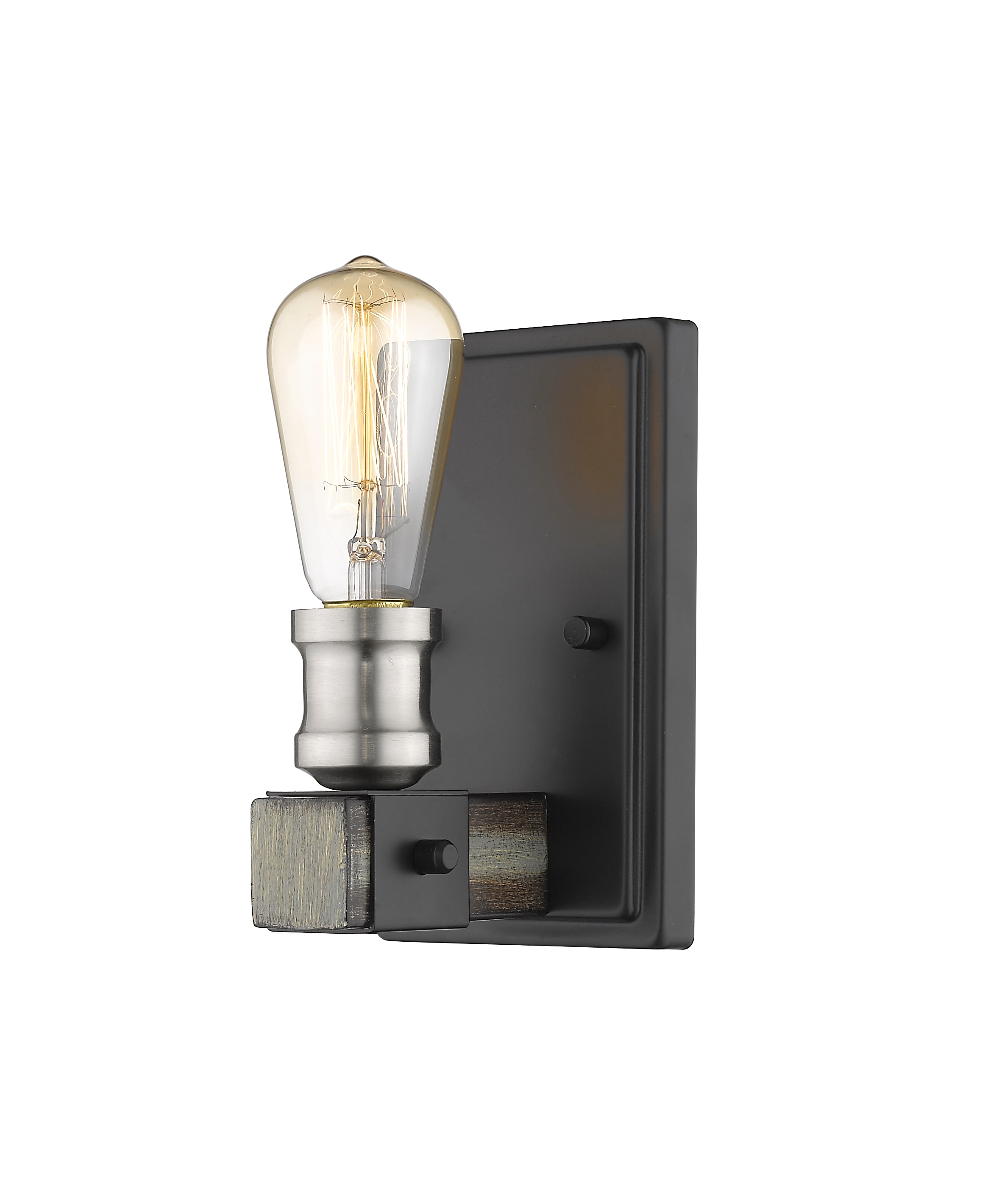 Z-Lite 472-1S-ABB Kirkland 4.75-in 1 -Light Multiple finishes Multiple colors Rustic Vanity light