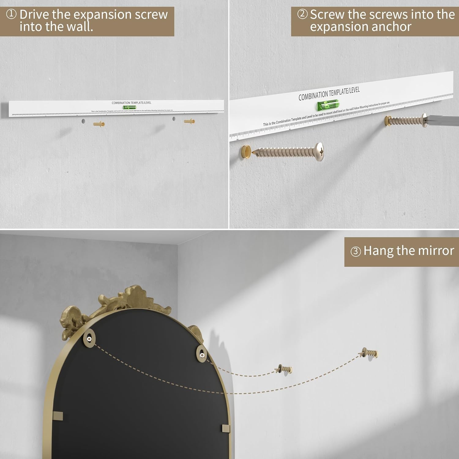 Clavie PH-19301-TAGD Decor-Mirrors - View #7