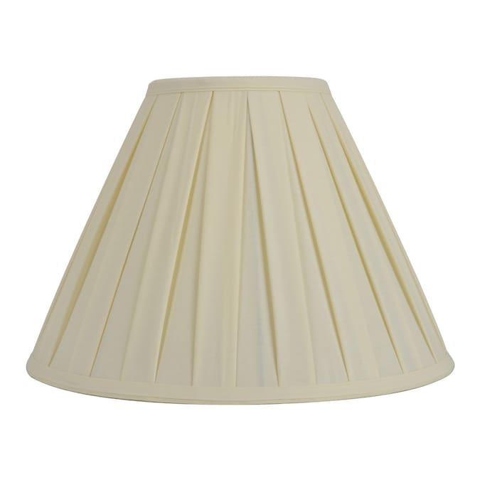 Cream Fabric Bell Lamp Shade, Allen And Roth Linen Lamp Shades