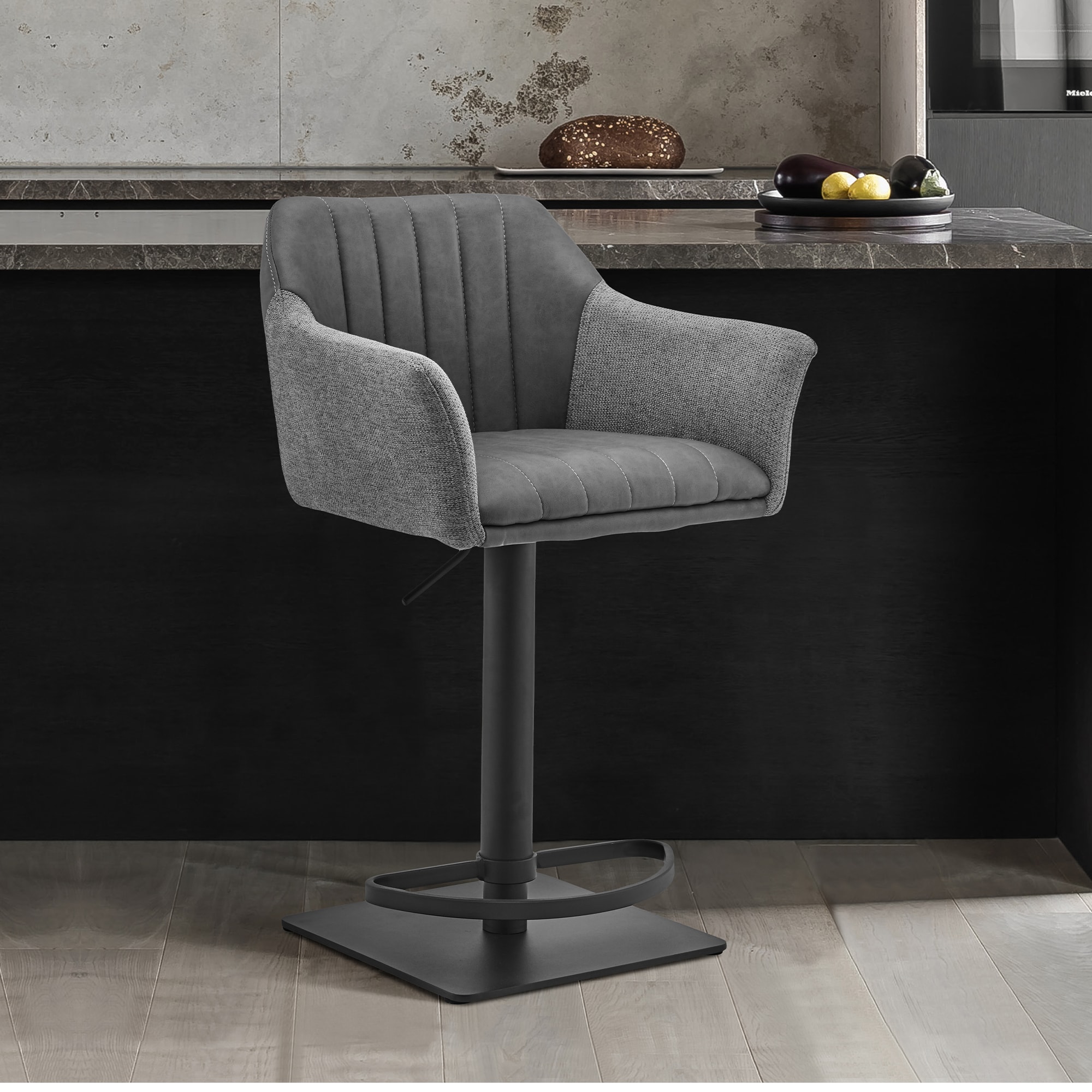 Armen Living LCERBAGRBL stools - View #6
