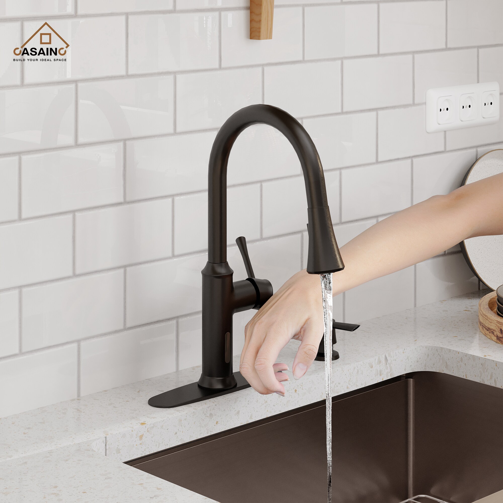 CASAINC KCLT0044MB Kitchen-Faucets - View #3