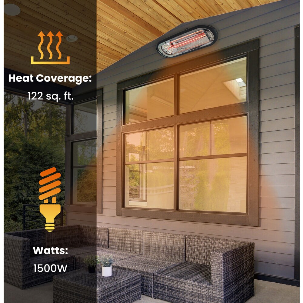 Hanover HAN1001HA-BLK Outdoor-Electric-Patio-Heaters - View #3