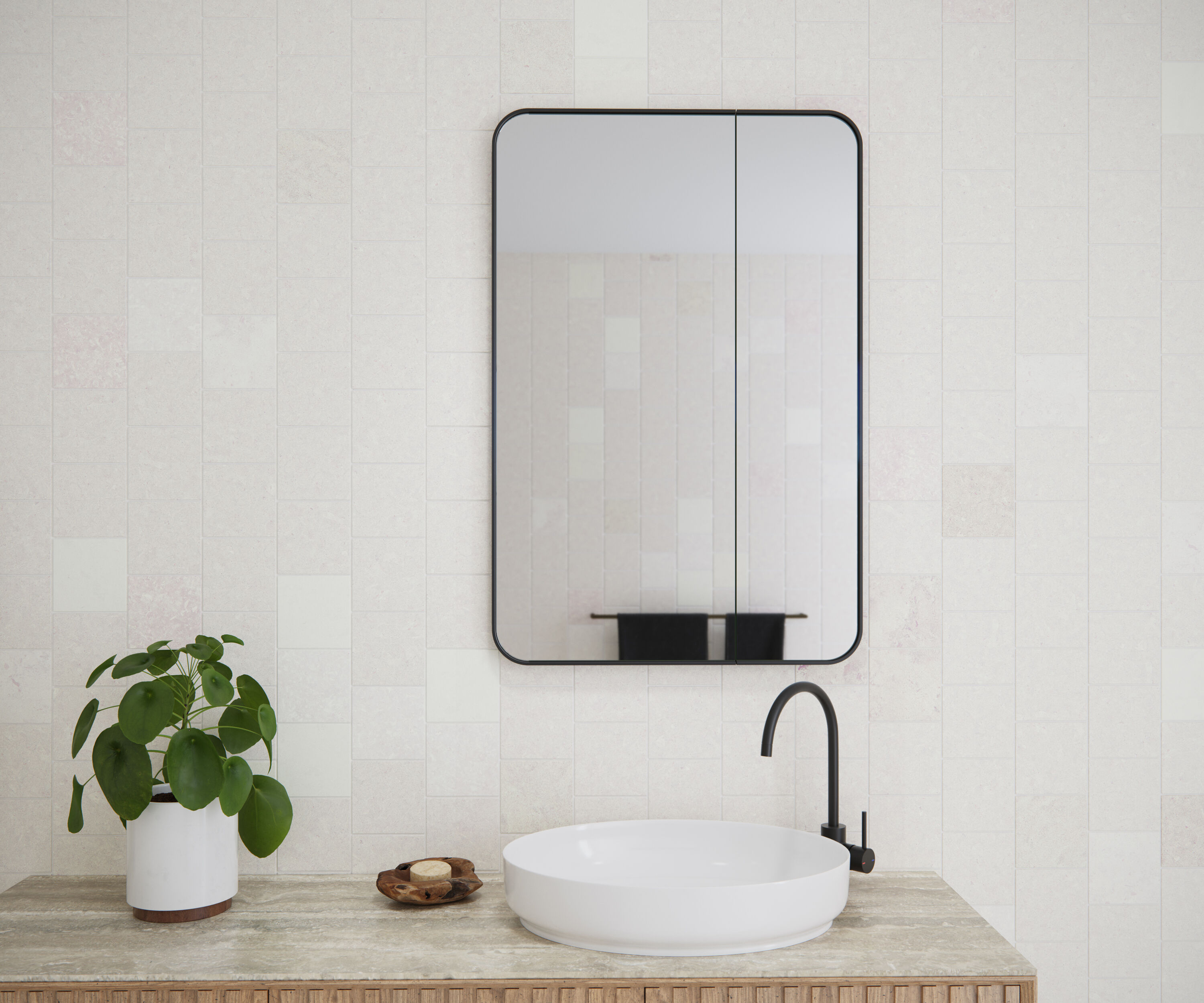Glass Warehouse SC2-SQ-24X36-B Bathroom-Medicine-Cabinets - View #7