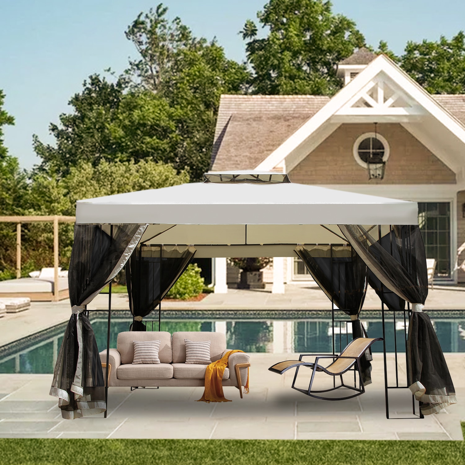 BANSA ROSE BLZY041716 Wood-Resin-Gazebos - View #7