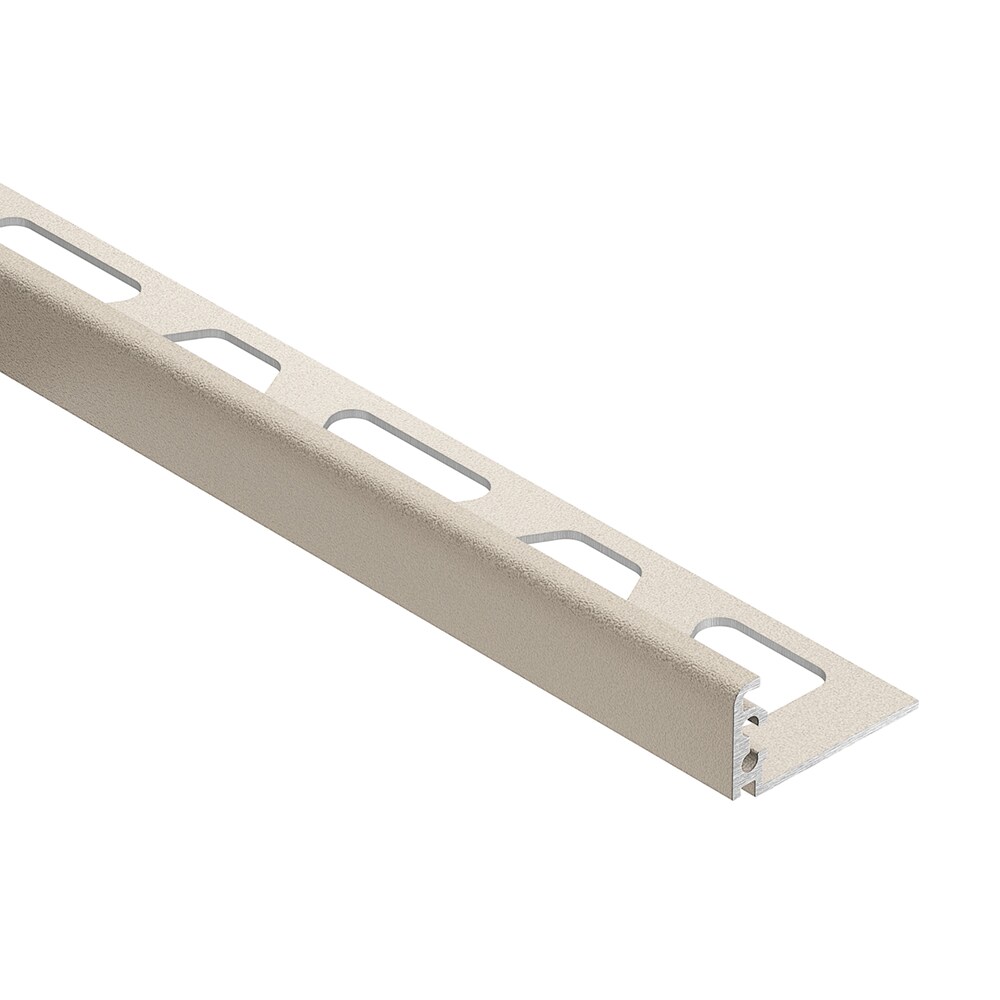 Schluter Systems J125TSI Jolly 0.5-in W x 98.5-in L Ivory textured color-coated aluminum Aluminum L-angle Tile Edge Trim
