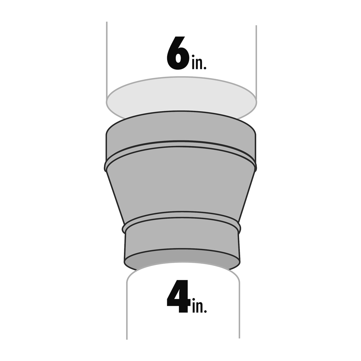 IMPERIAL GVL0282-B Duct-Boots - View #6
