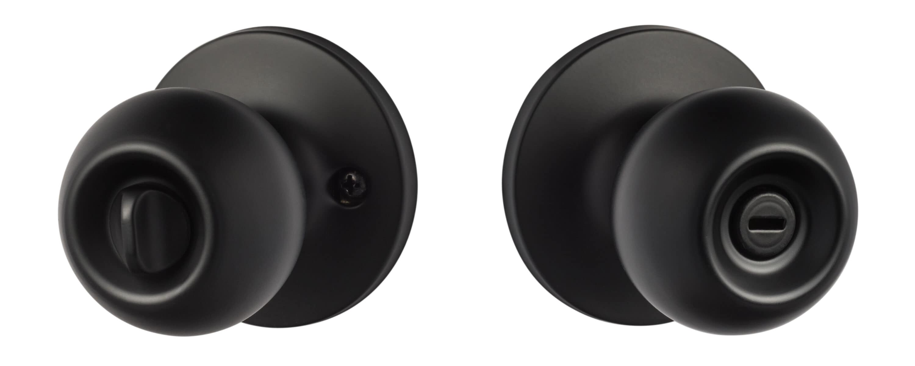 Sure-Loc Hardware TA102 FBL Flat Black Interior Privacy door knob Single pack