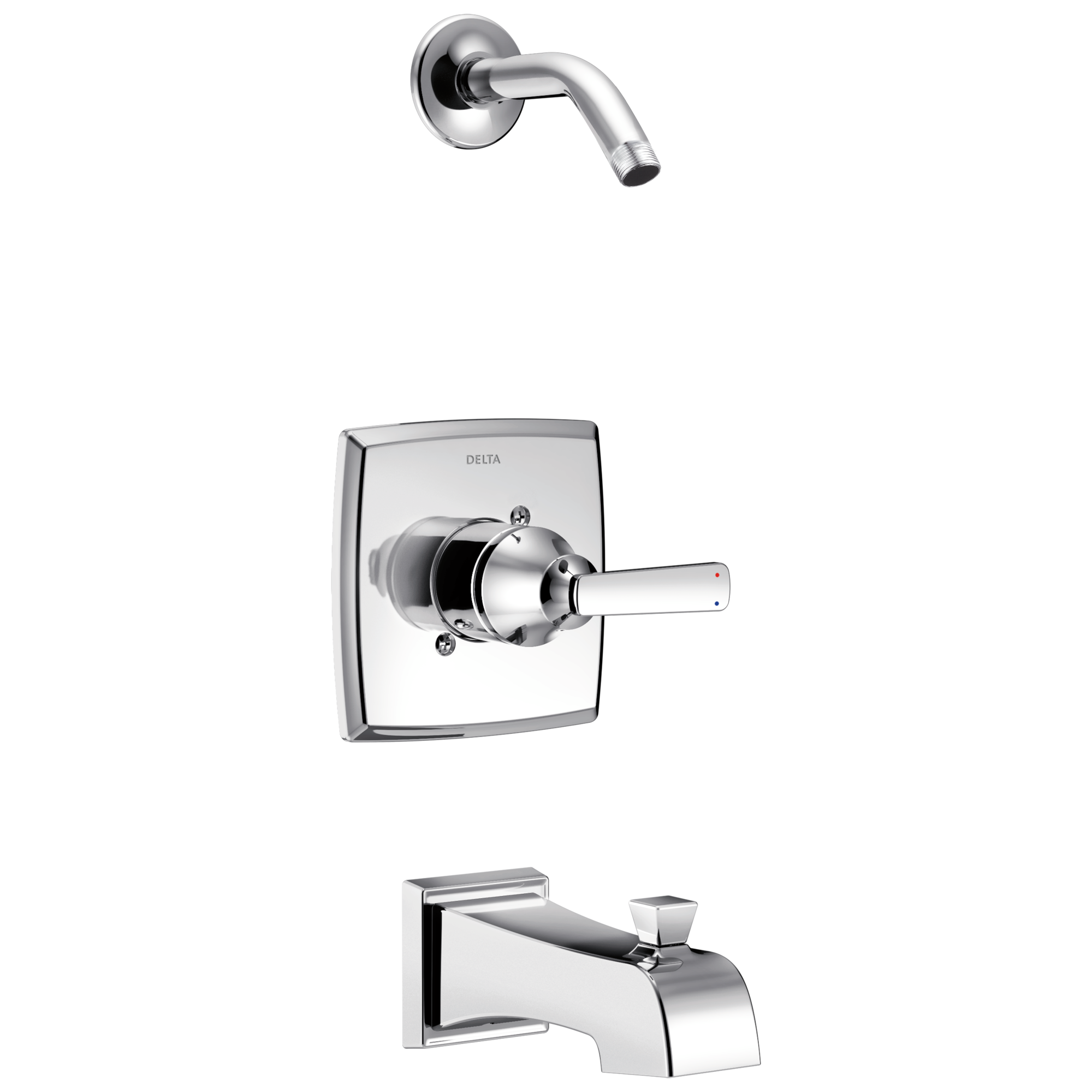 Delta T14464-LHD Ashlyn Chrome 1-handle Sold separately Bathtub and shower Faucet
