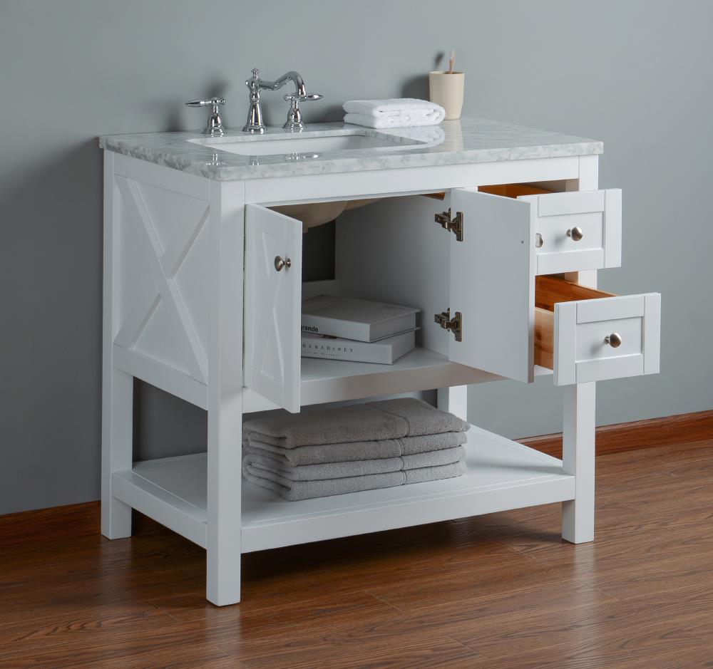 Stufurhome HD-1527W-36-CR Bath-Vanity-Combo - View #4