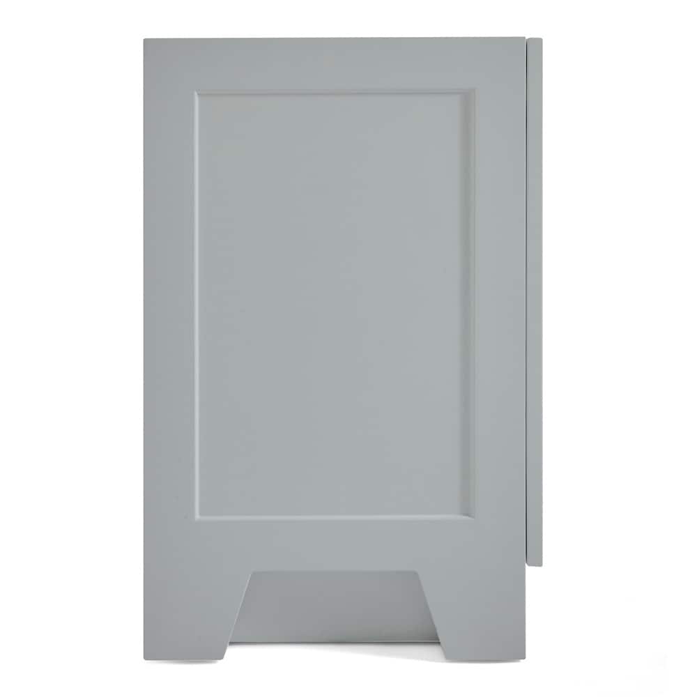 Taylor 36" Gray Freestanding Single Vanity with Brass Hardware