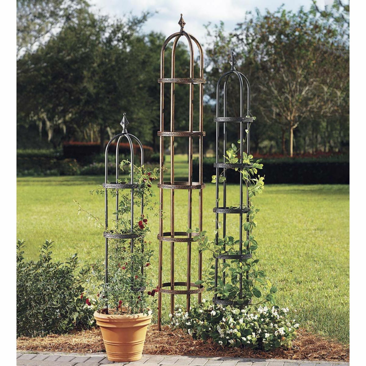 Evergreen 52704 BRZ Garden-Trellis - View #5