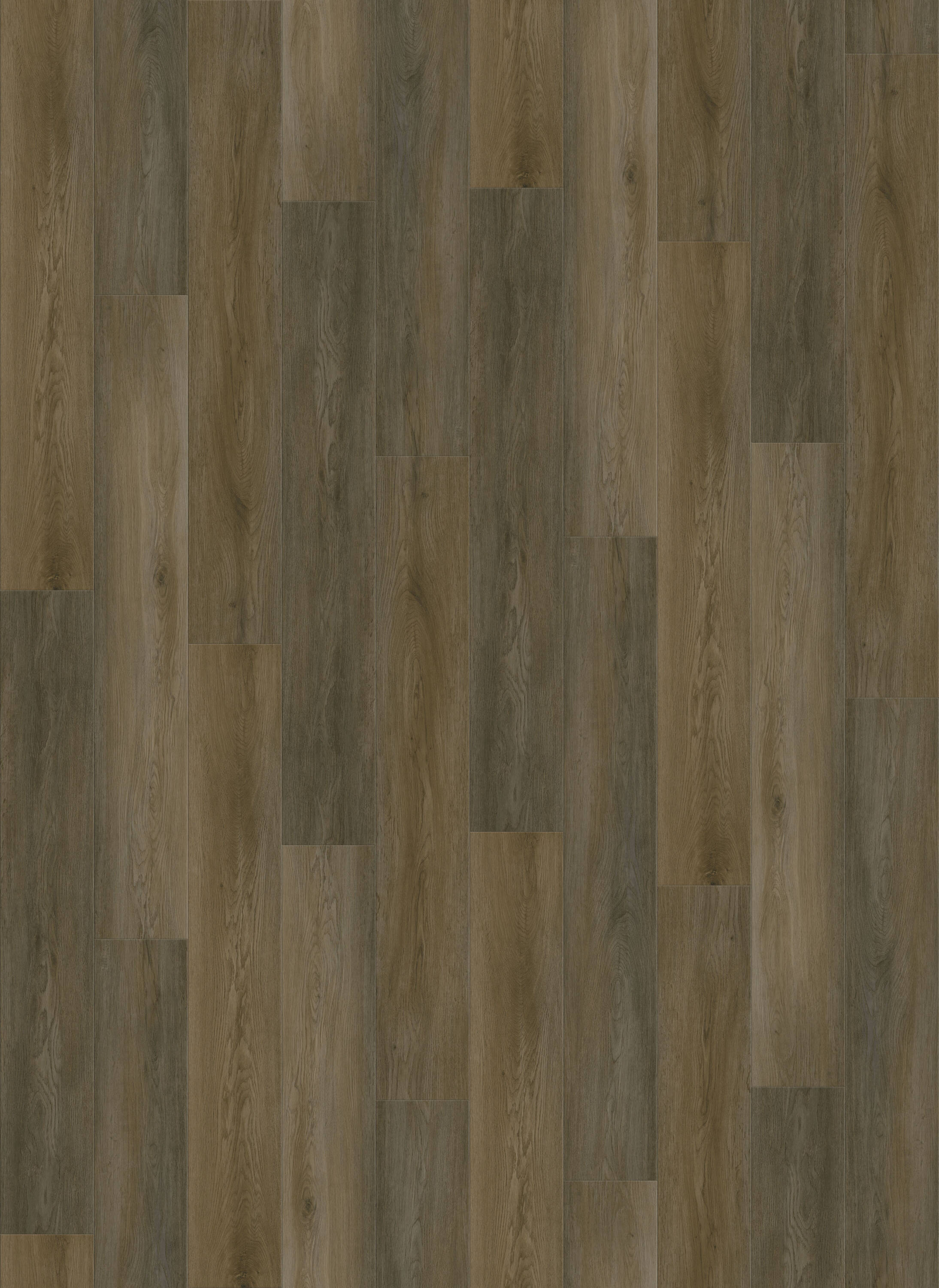 Style Selections 813SLK03V Brunette Oak Brown Wood look 12-mil x 7-in W x 48-in L Waterproof and Water Resistant Interlocking Luxury Vinyl Plank Flooring ( 23.36-sq ft Carton )