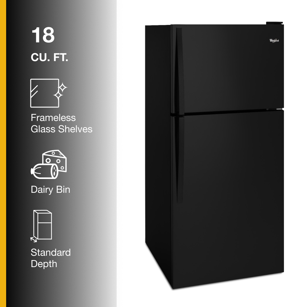 Whirlpool WRT318FZDB Top-Freezer-Refrigerators - View #4