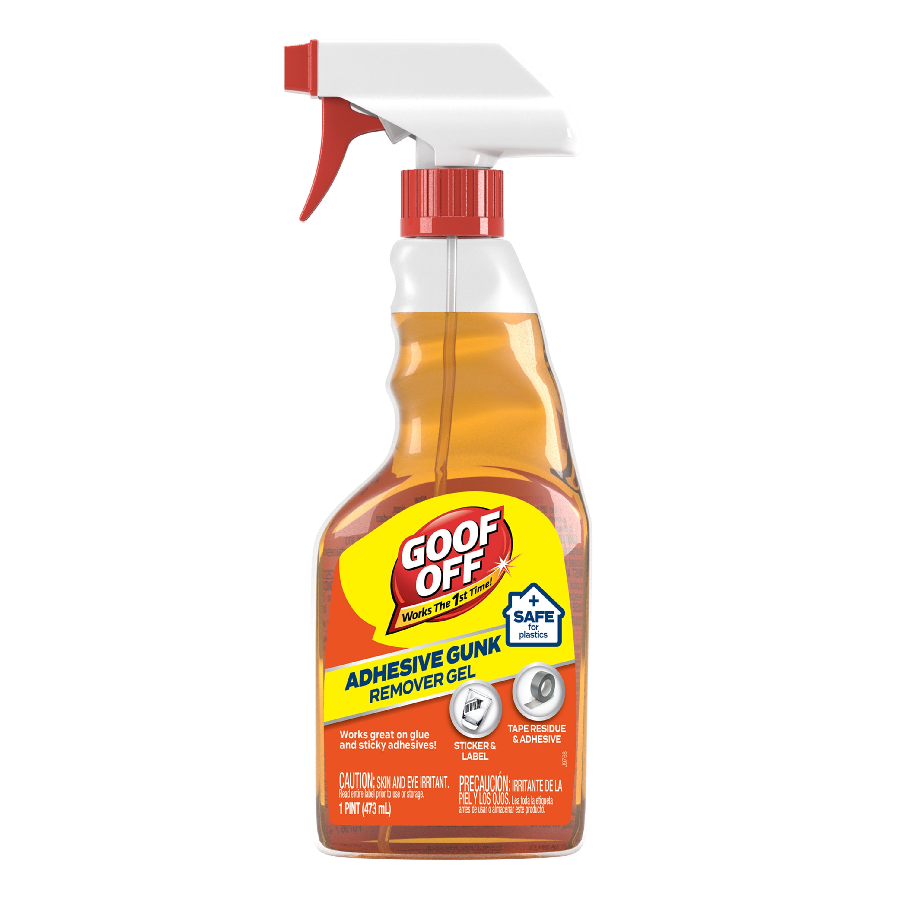 Goo Gone adhesive remover clears messes with ease