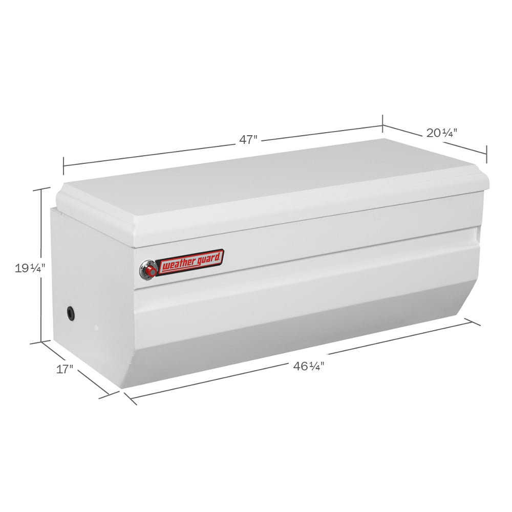 Weather guard deals tool box white