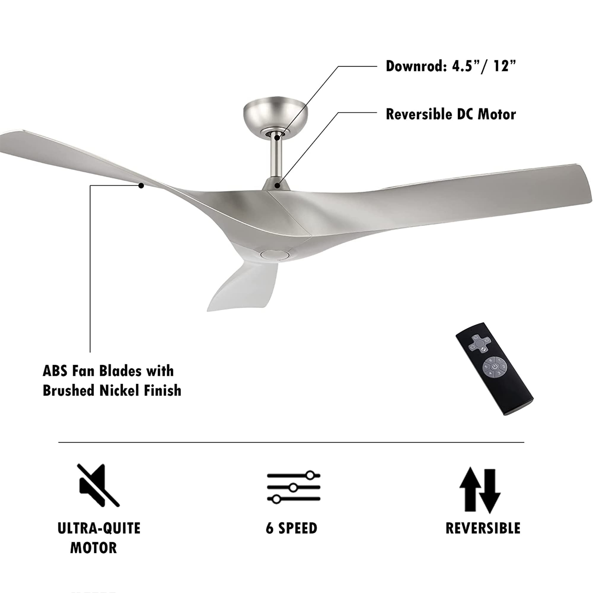 GETLEDEL CF-Q014-NI Ceiling-Fans - View #3