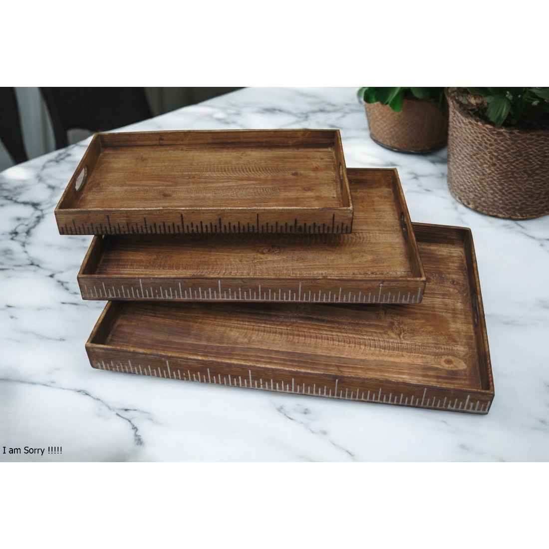 HomeRoots 4000274824 Serving-Trays-Caddies - View #2