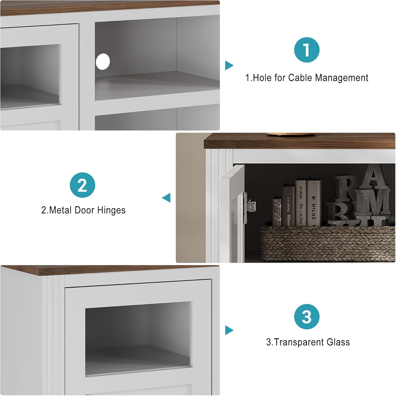 Qeetex LHF-DSG-PHO-161WQV5G Tv-Stands - View #5