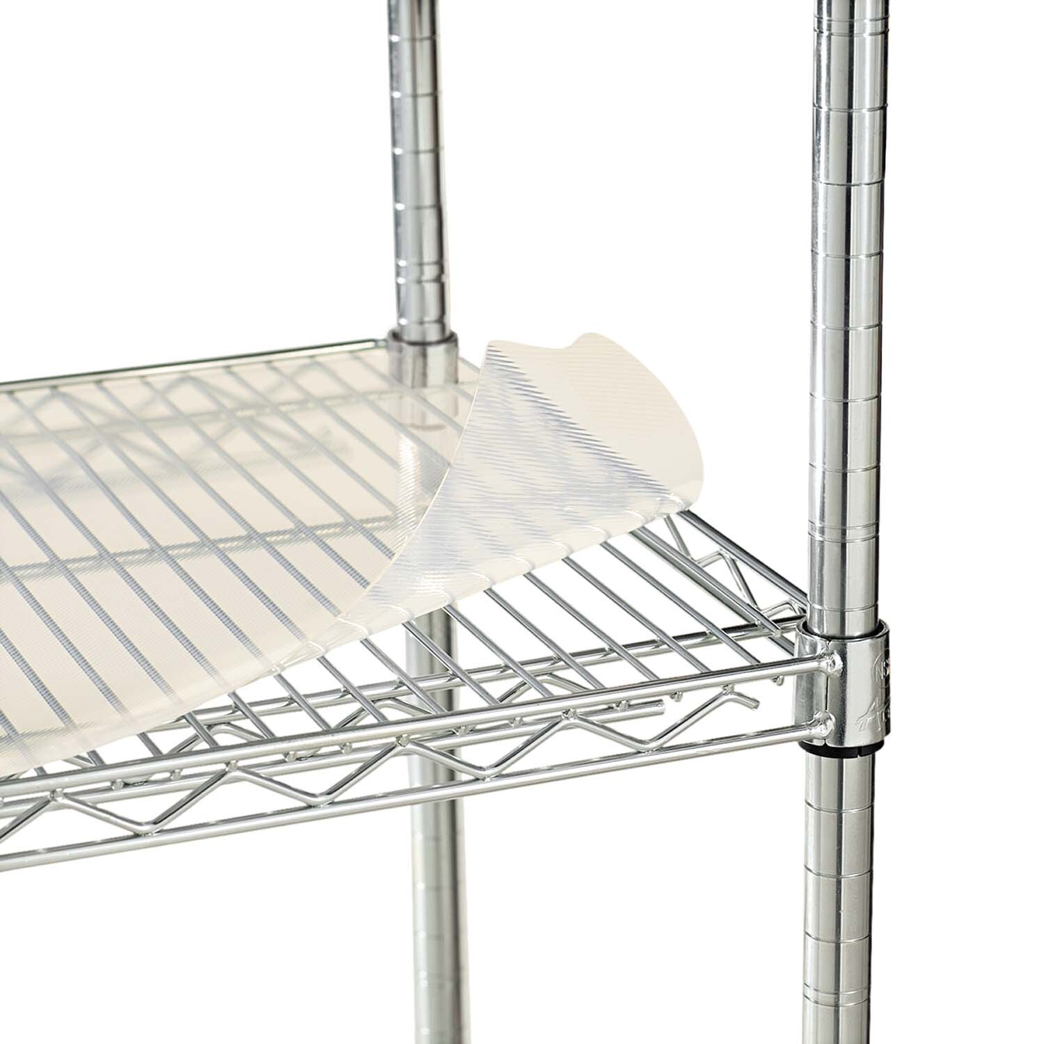 Sterling Shelf Liners 12 in. x 48 in. Clear Plastic Wire Shelf