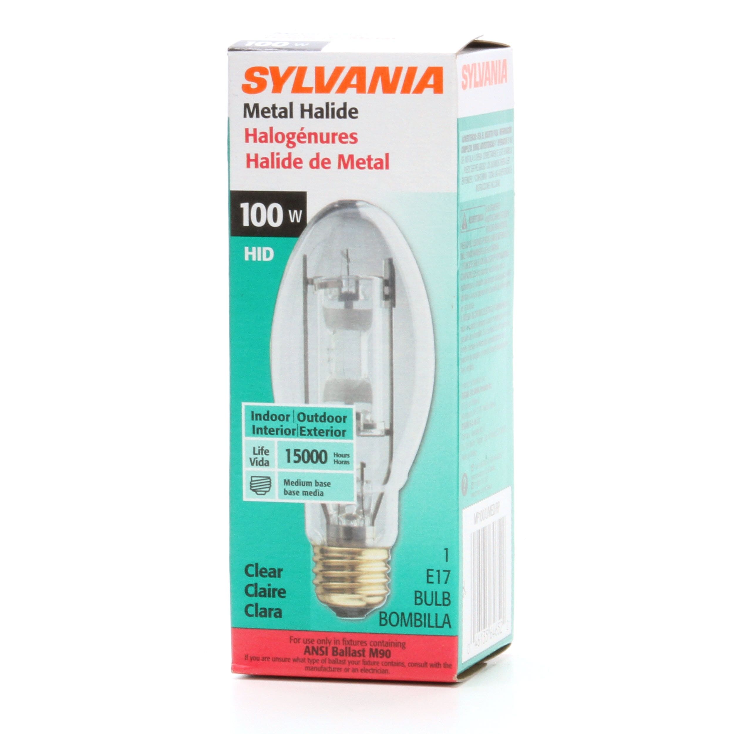 NEW Sealed Sylvania 100W E17 Metalarc Pro-Tec Metal Halide Light Bulb 