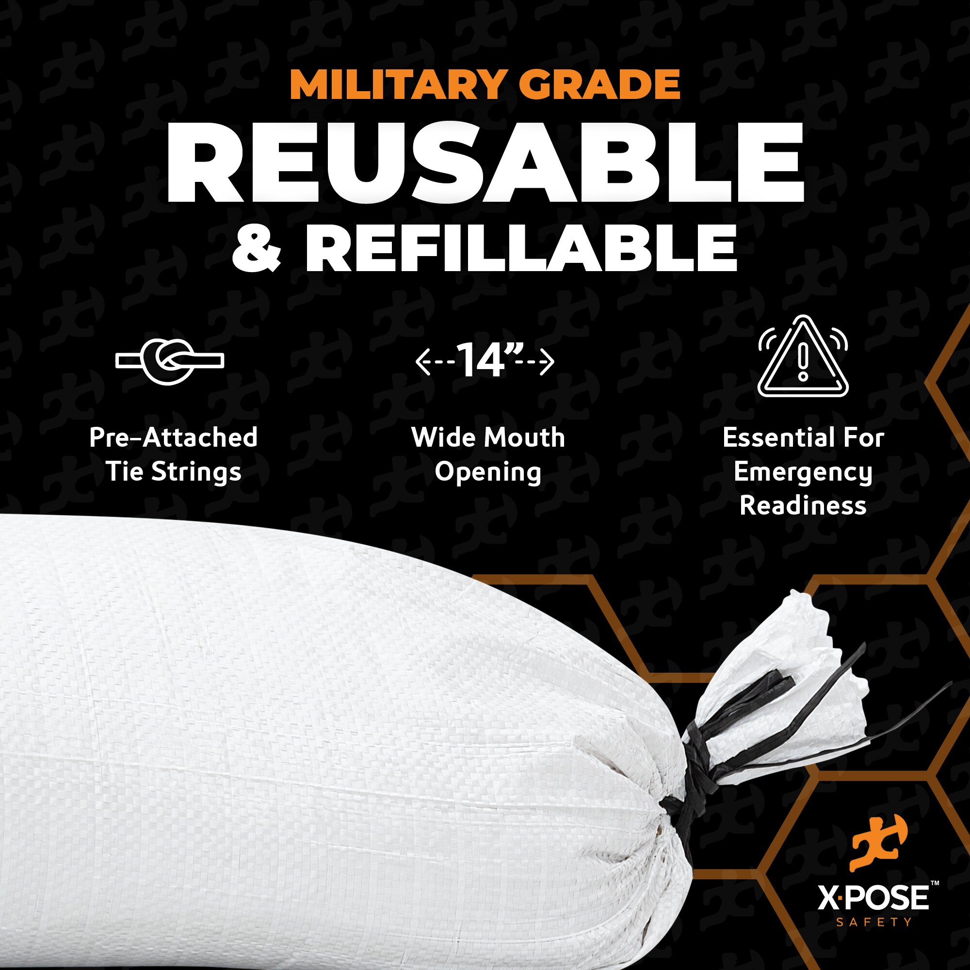 XPOSE SAFETY SBW-1426-10-X Sand-Bags - View #3