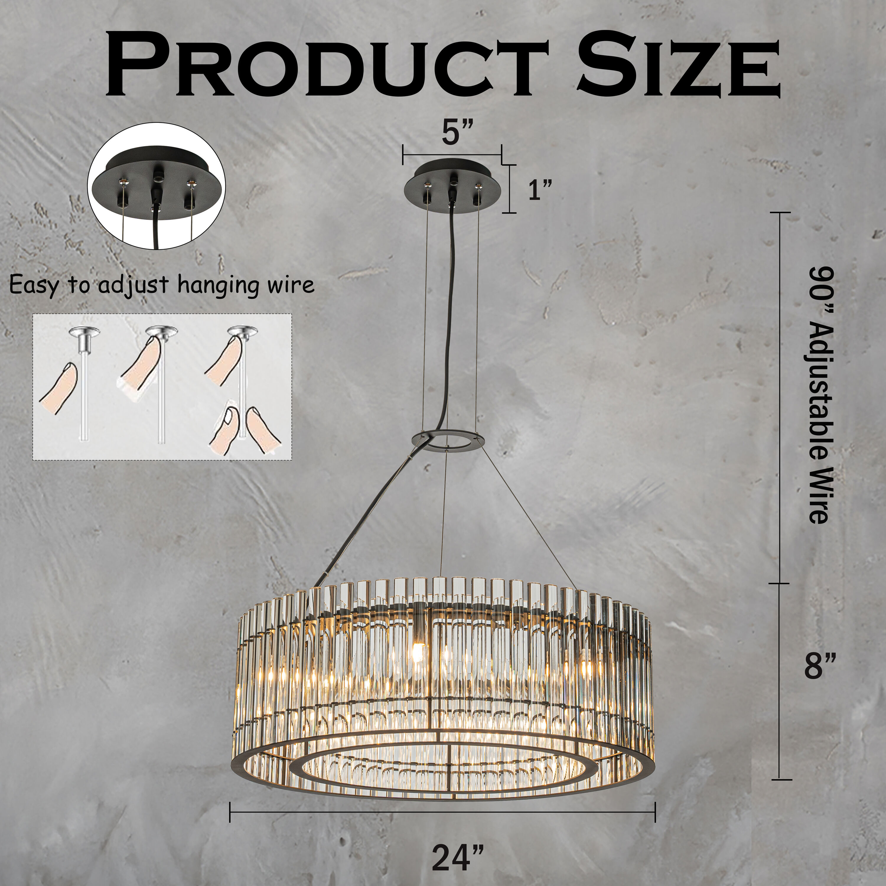 AloaDecor Lighting L7142D60MB01A b090015 - View #3