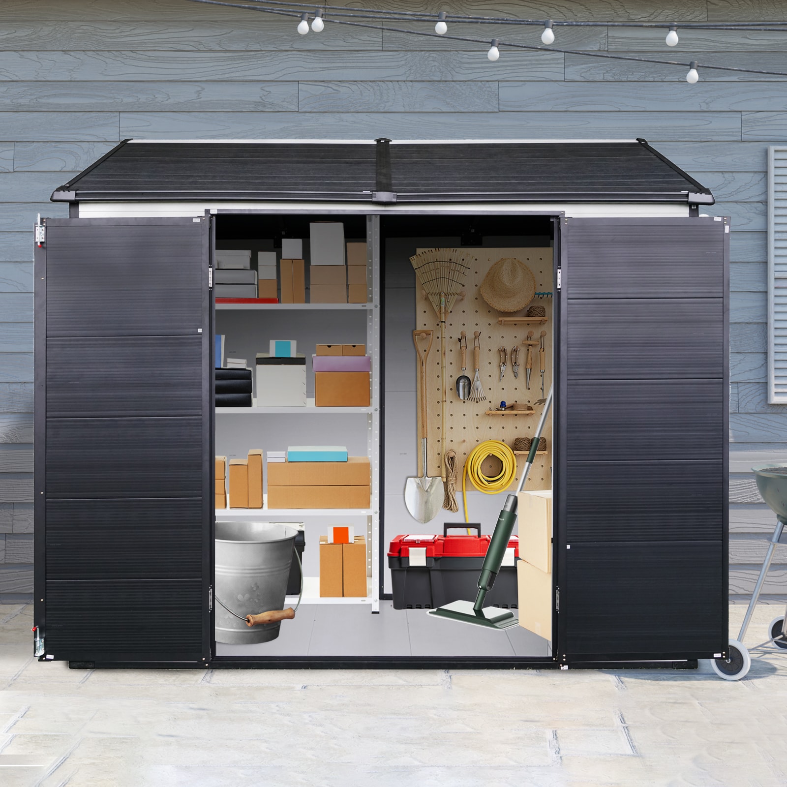 Mondawe MD-WWC00049 Vinyl-Resin-Storage-Buildings - View #2