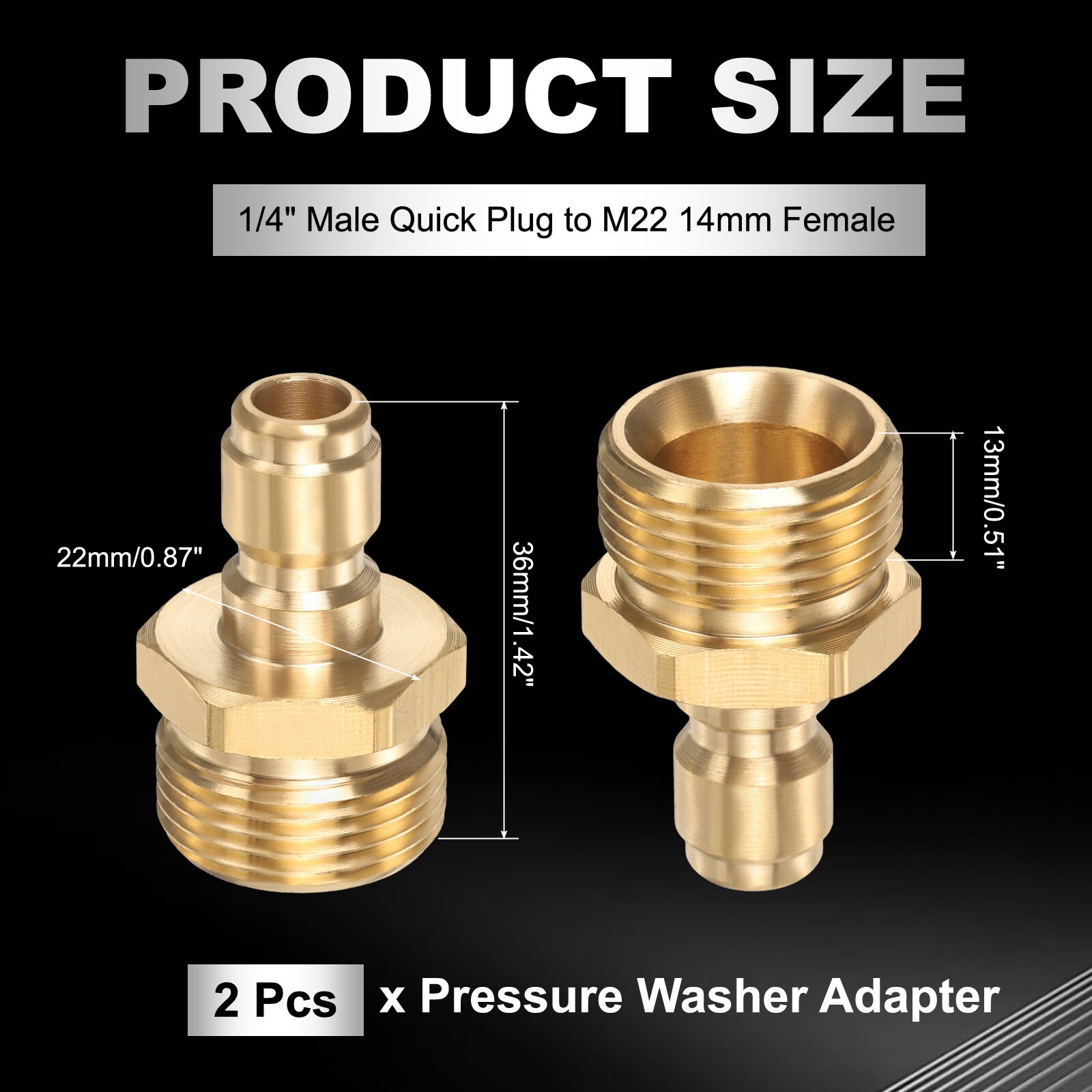 Unique Bargains S26042800UX2702 Pressure-Washer-Parts - View #2