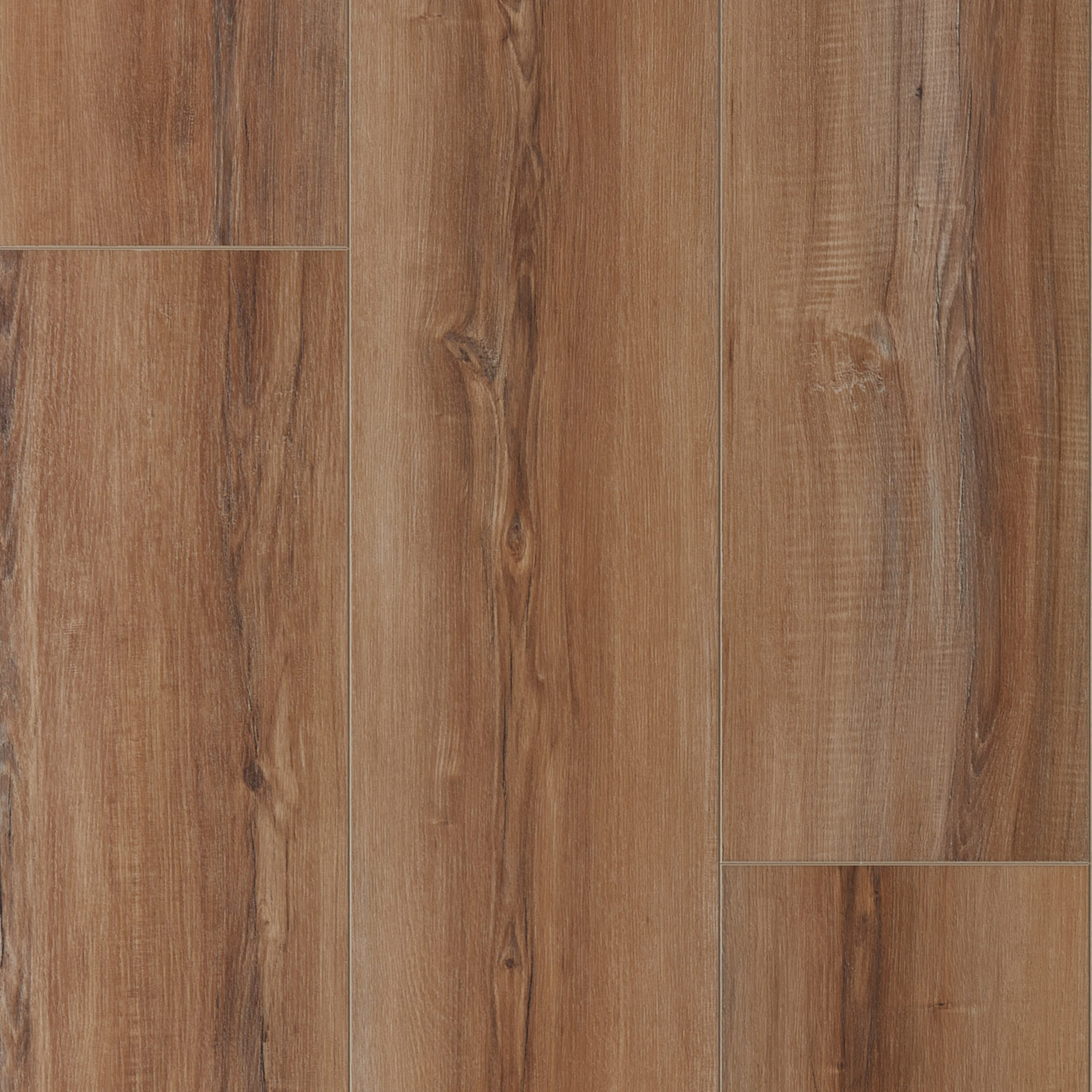 Villa Barcelona LOWMUCL258SAMP (Sample) Carmona Brown Wood look 20-mil Waterproof and Water Resistant Interlocking Luxury Vinyl Plank