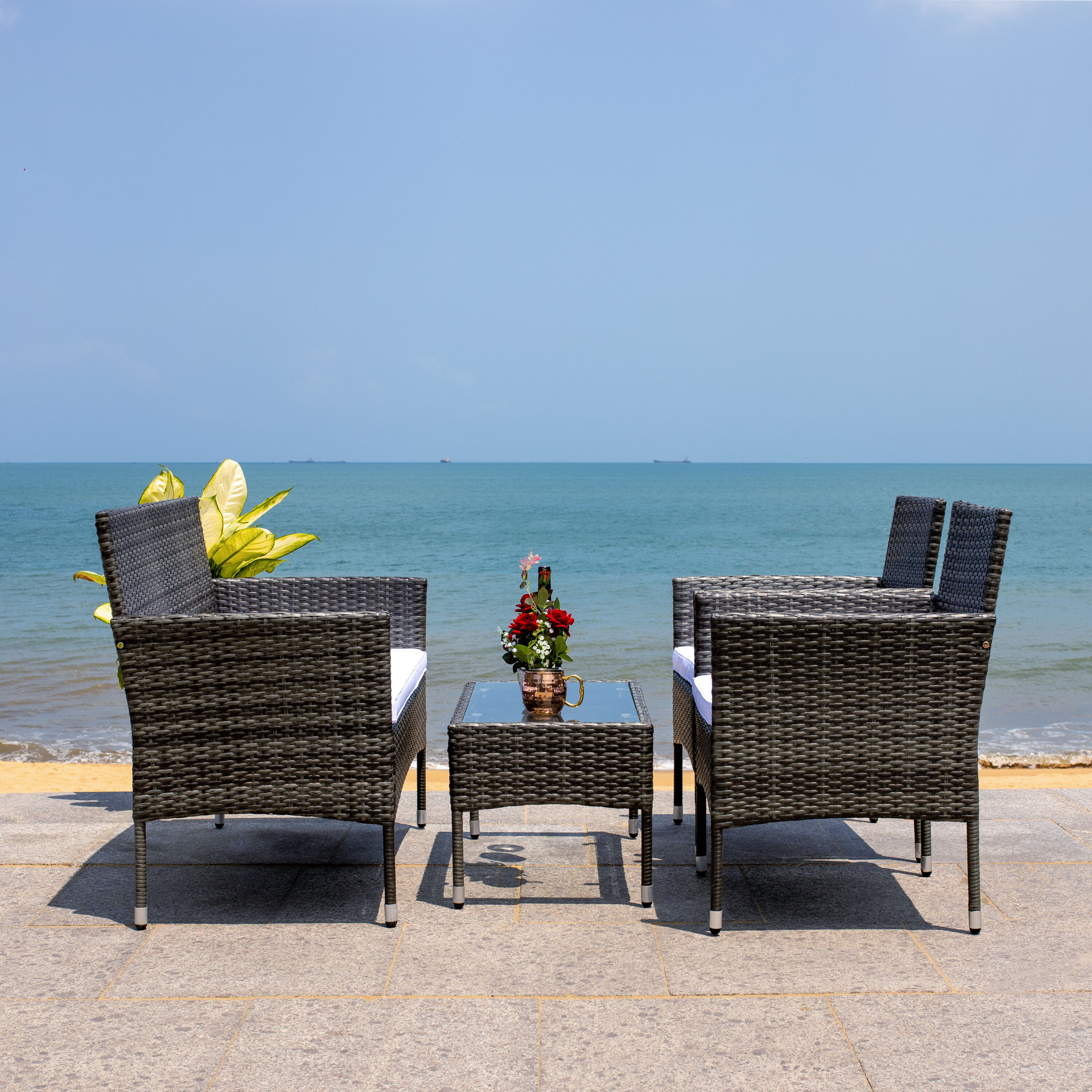 Safavieh PAT7504C Patio-Conversation-Sets - View #10