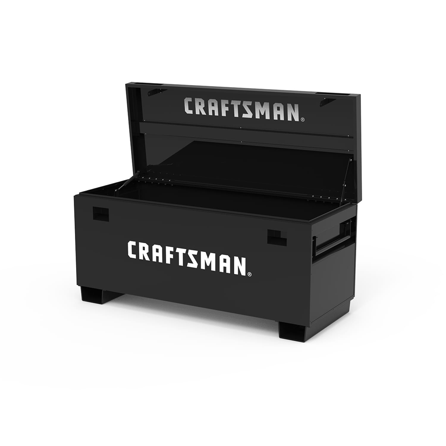 CRAFTSMAN 60-in W x 23.98-in L x 25.94-in H Black Steel Jobsite Box in ...